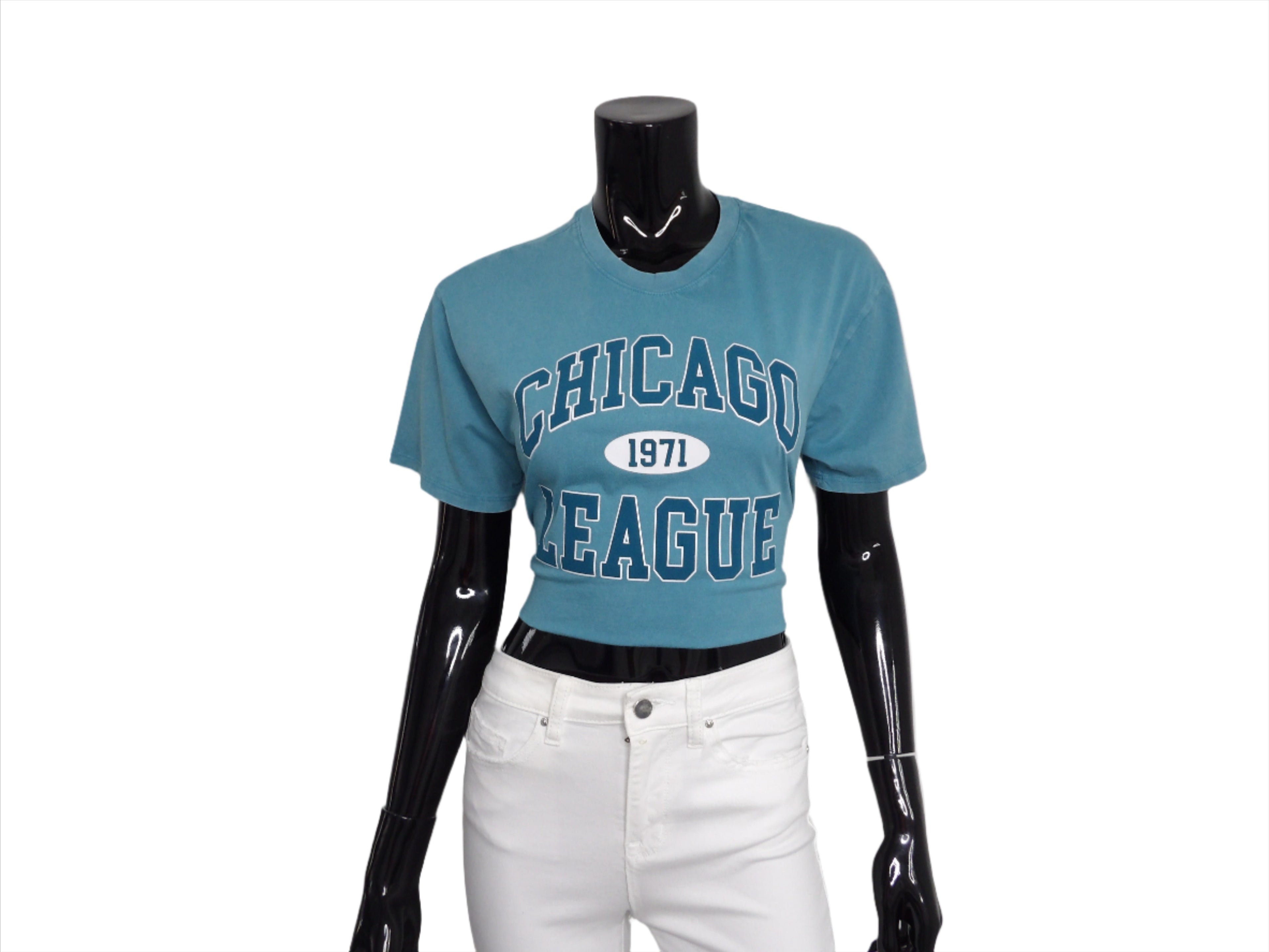 Chicago League Athletic Crop T-Shirt