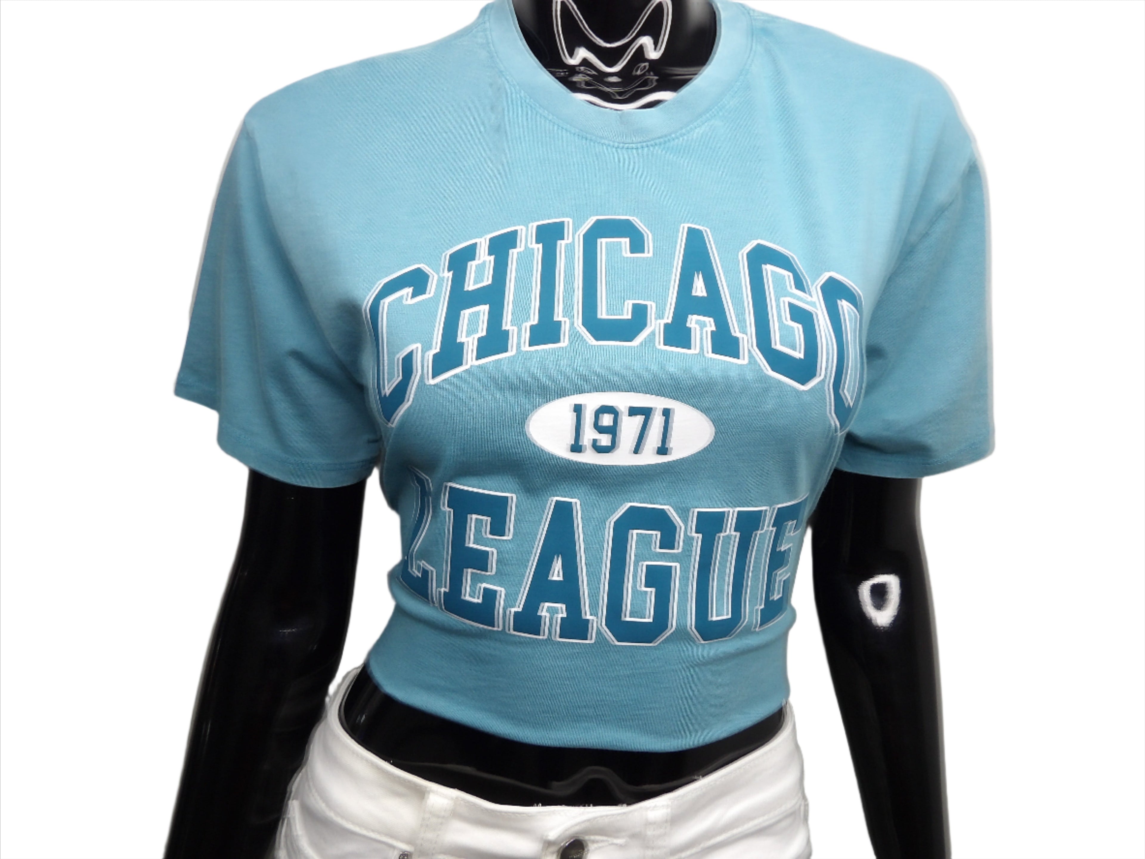 Chicago League Athletic Crop T-Shirt
