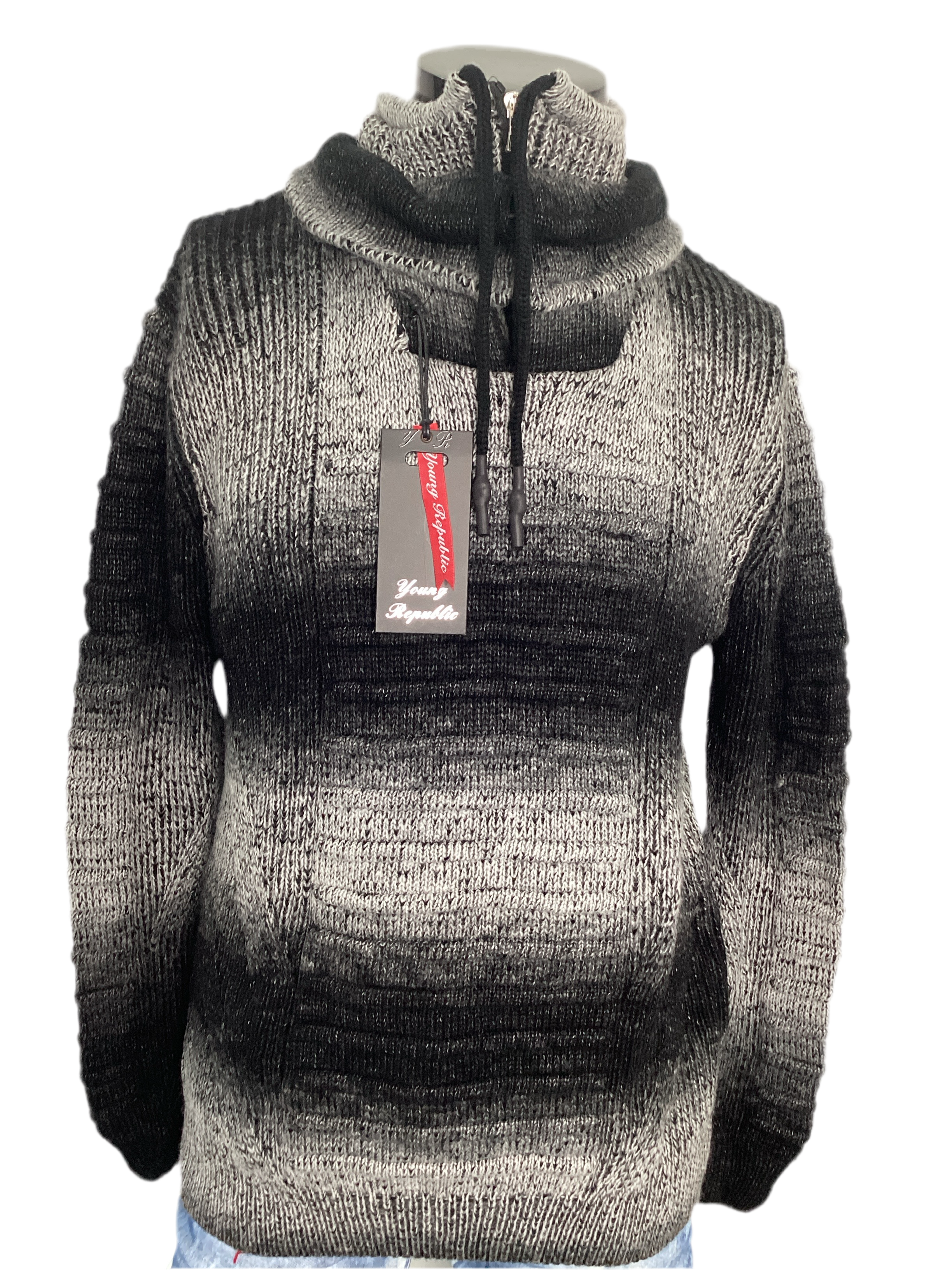 Triple Colored Fitted Sweater