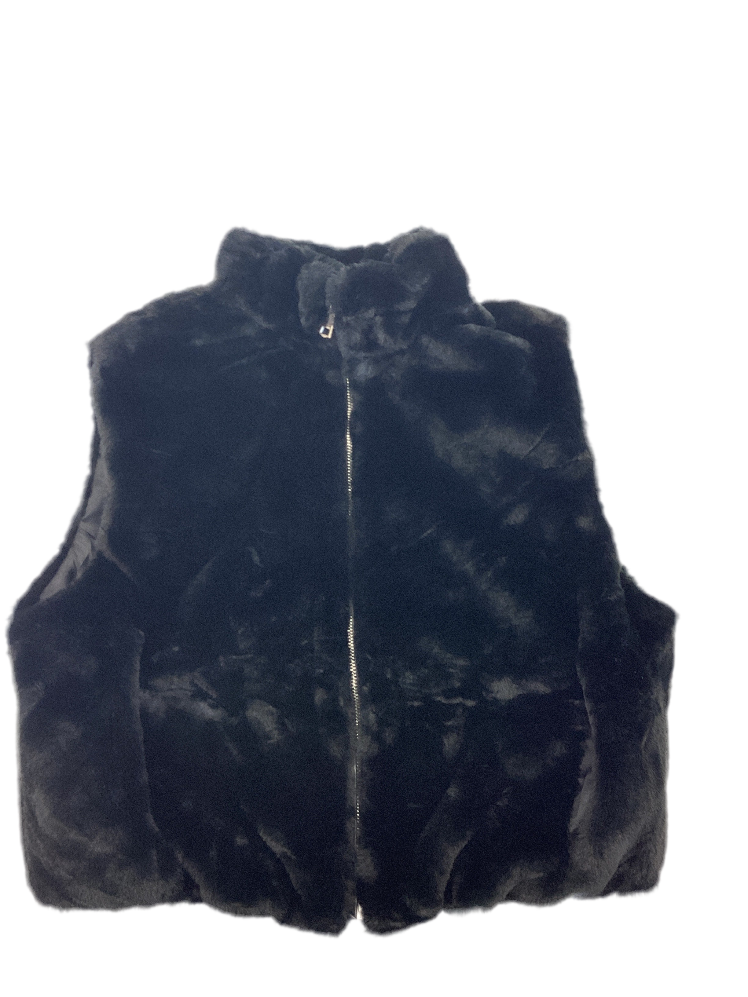 Cozy Glamour Bunny Fau Fur Cropped Vest