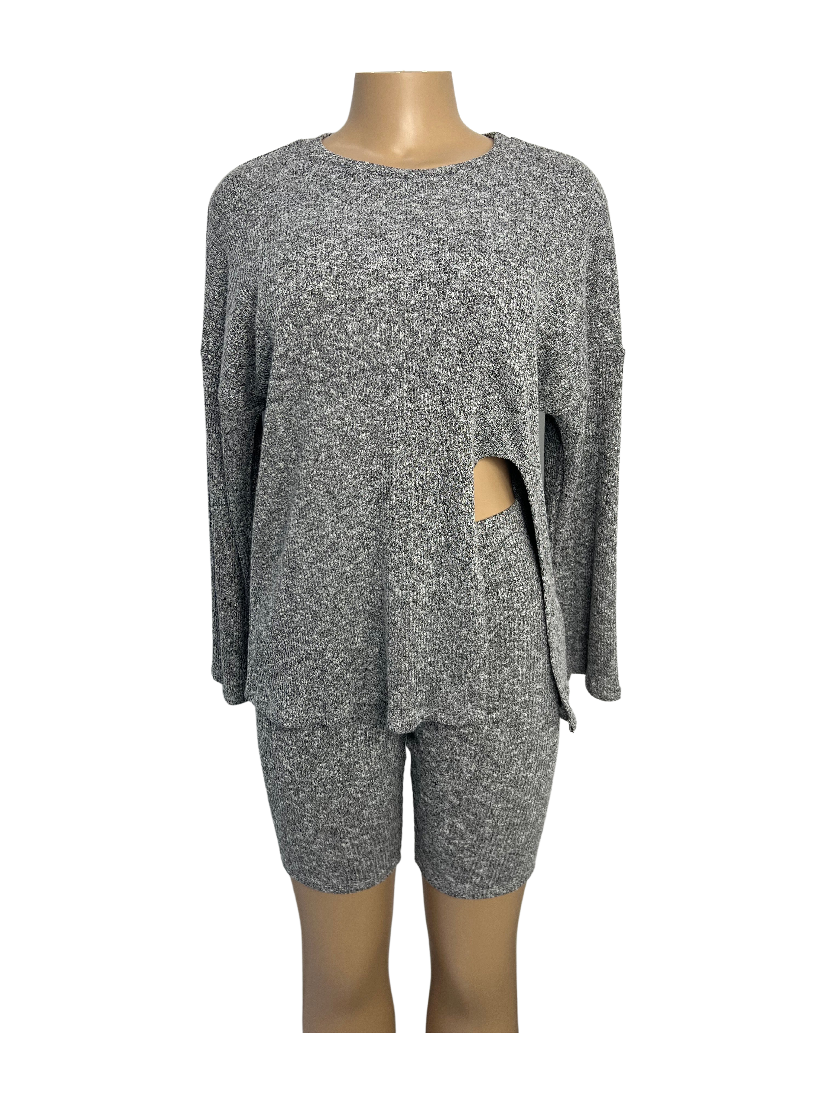 Biker Long Sleeve Top Biker Set - Closet Space
