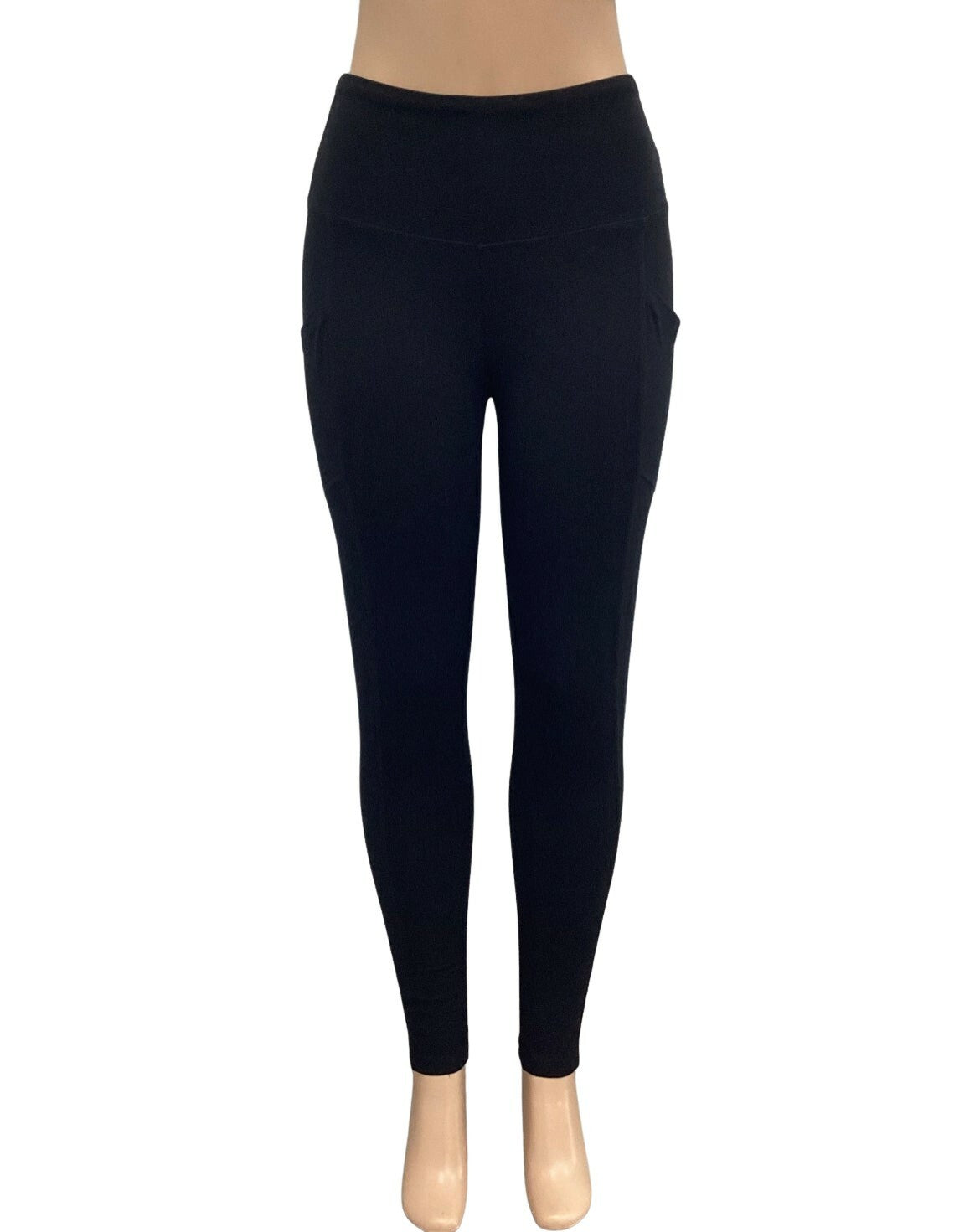 Black Leggings With Pockets - Closet Space