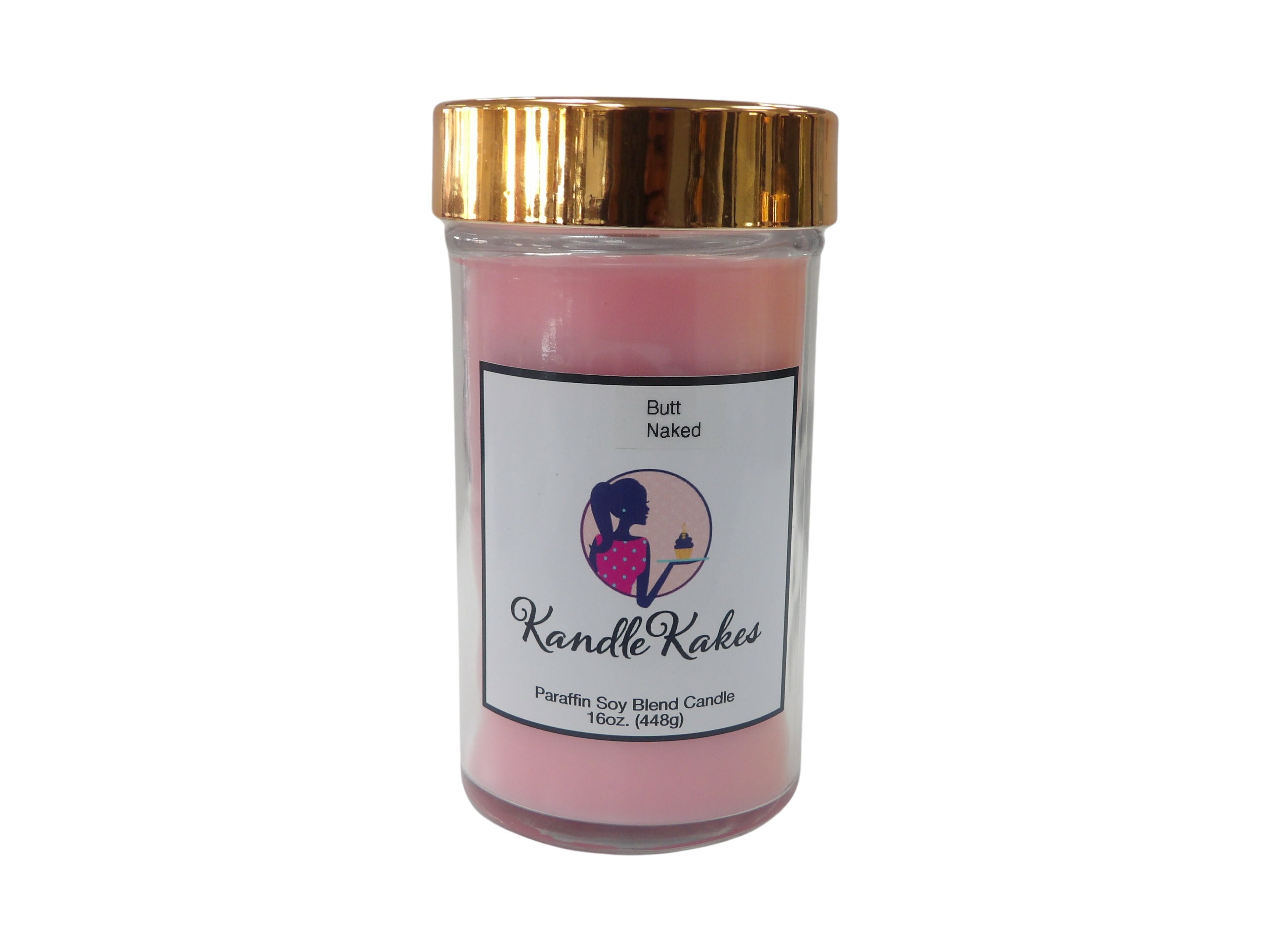 Butt Naked Tall Soy Candle