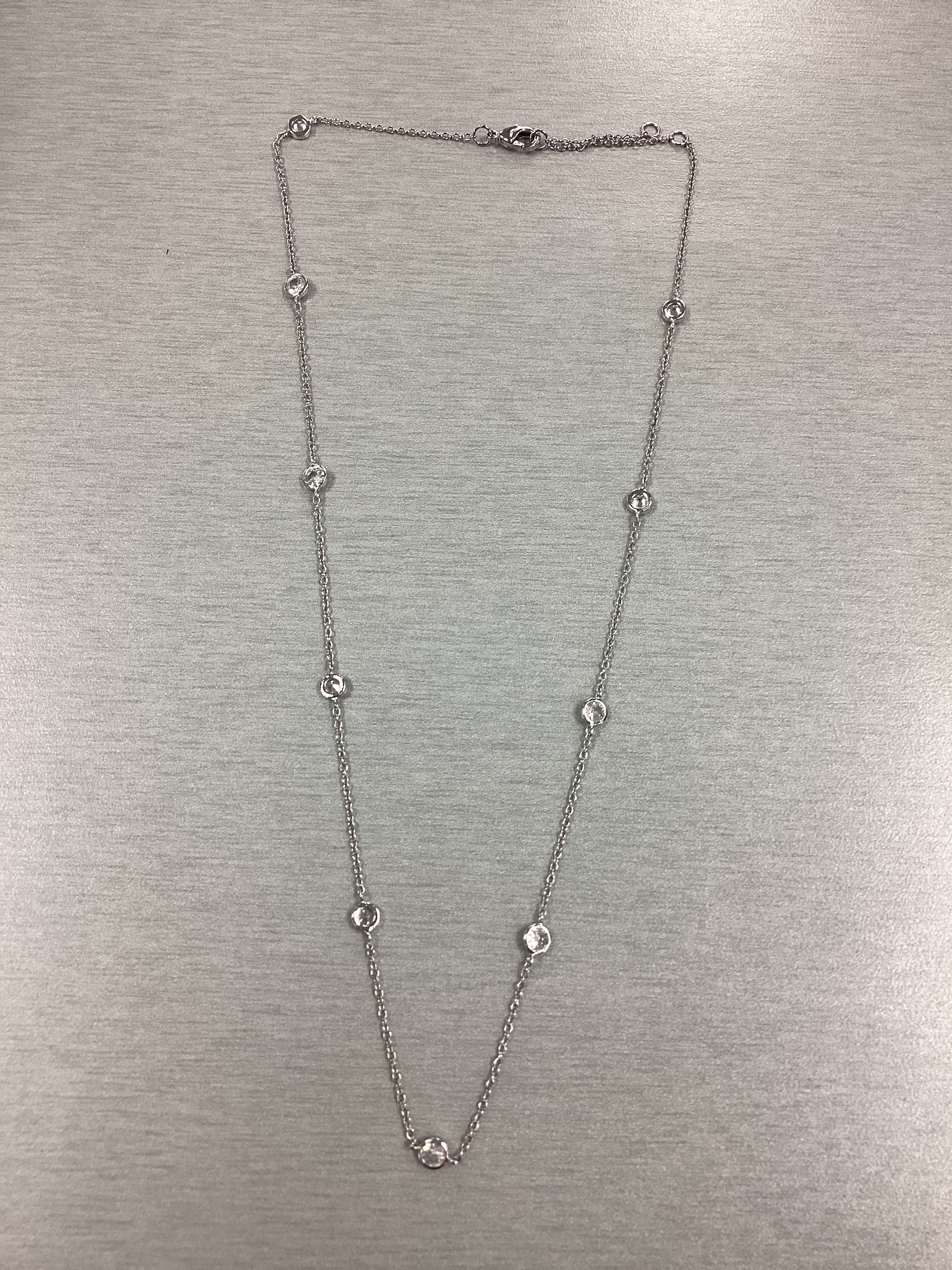 Round Crystal Accents Necklace