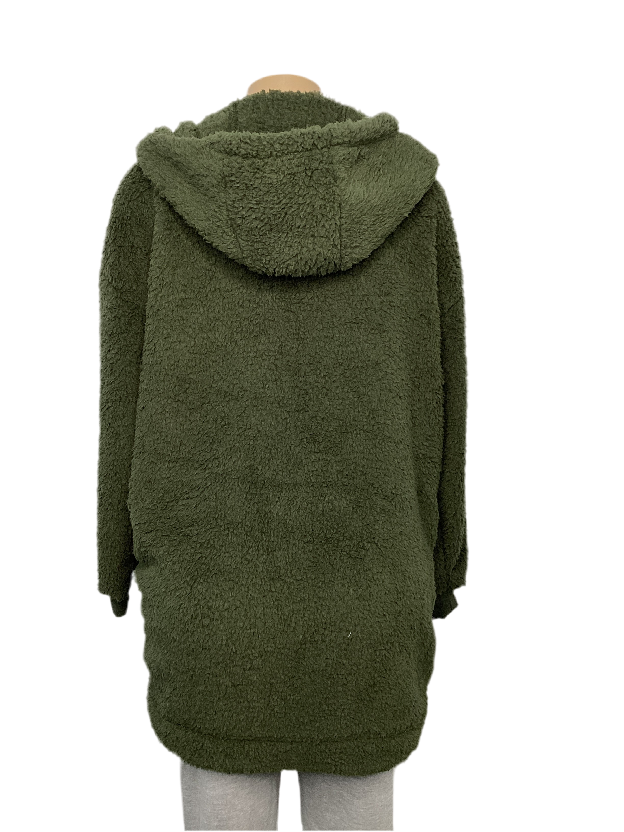 Hooded Blanket Season Sherpa Cardigan