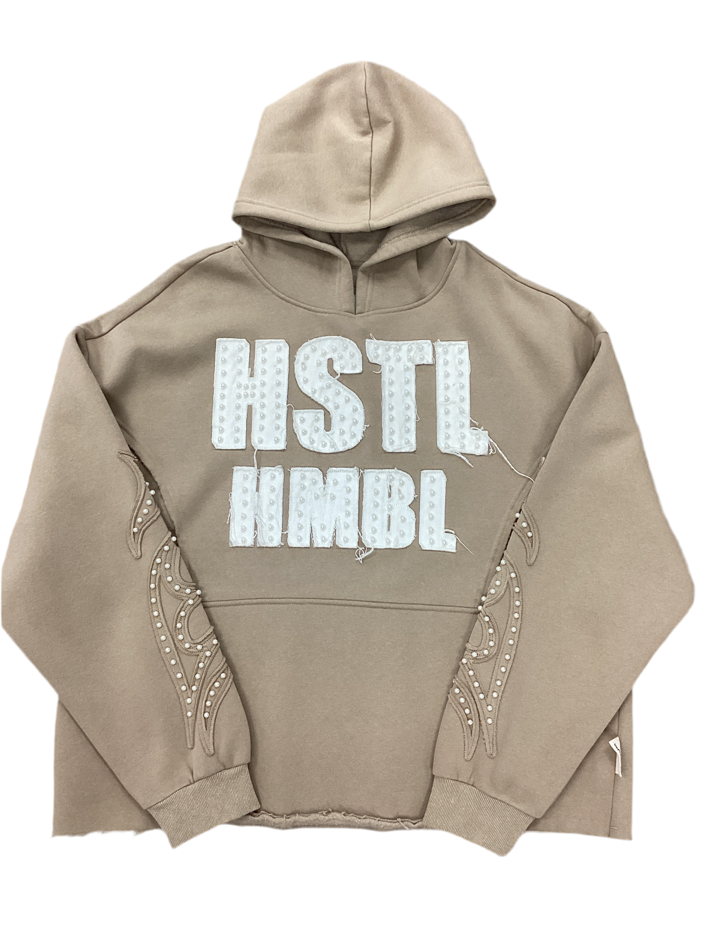 Hustle Humble Embellished Hoodie
