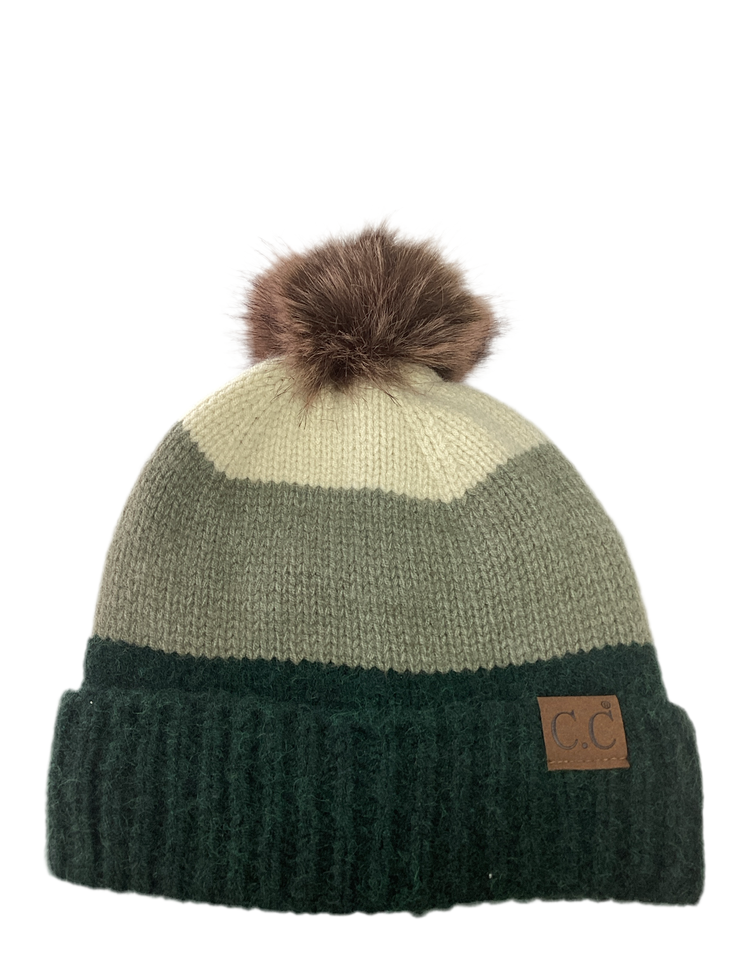 C.C. Stripe Beanie
