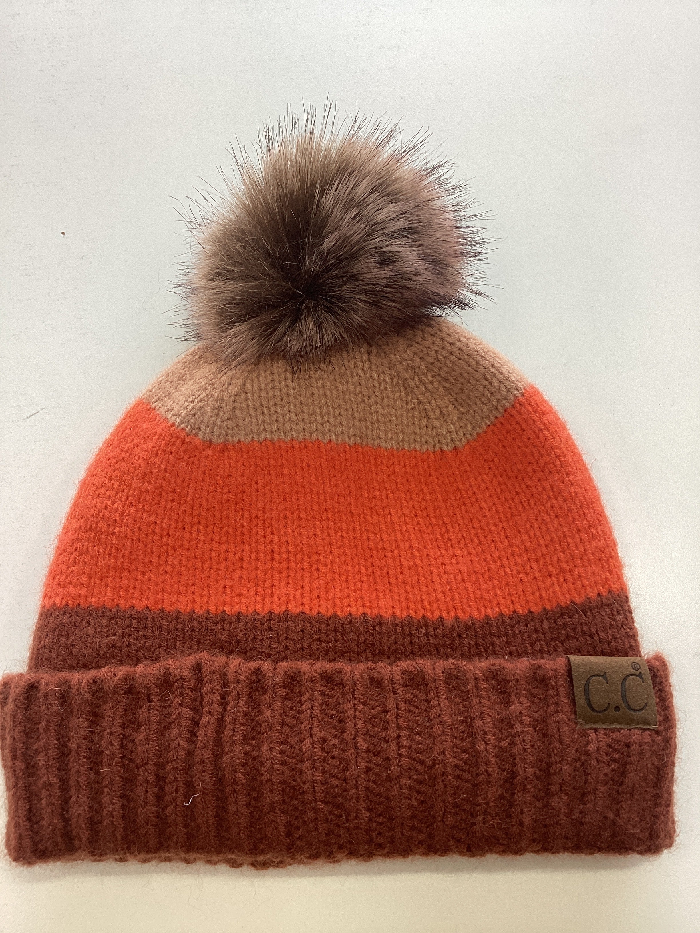 C.C. Stripe Beanie