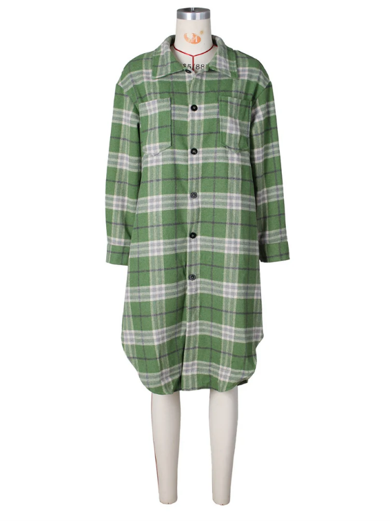 Long Sleeve Flannel Outerwear