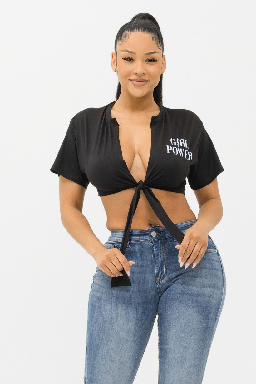 Girl Power Crop Top