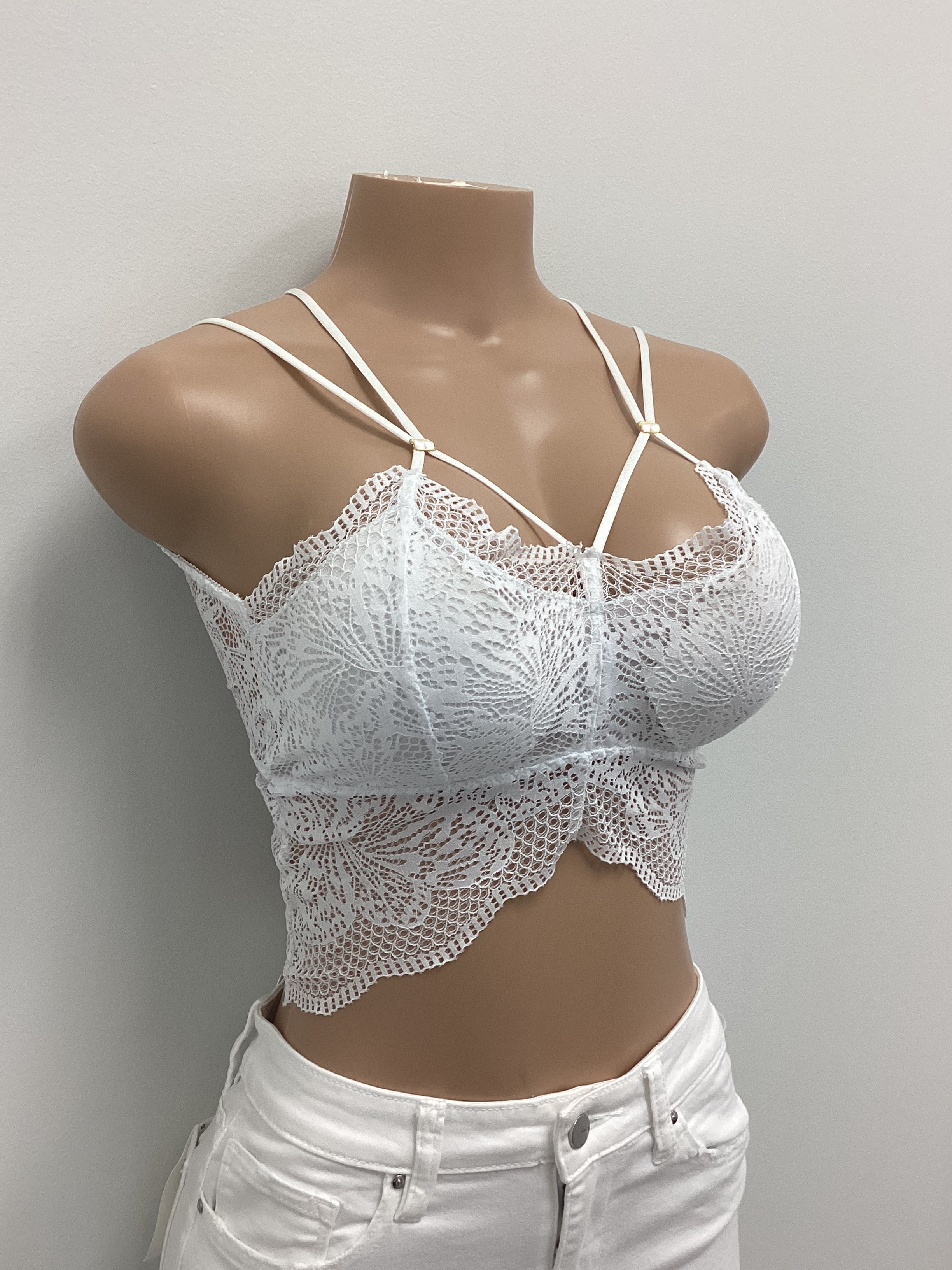 Lace X Back Bralette - Closet Space