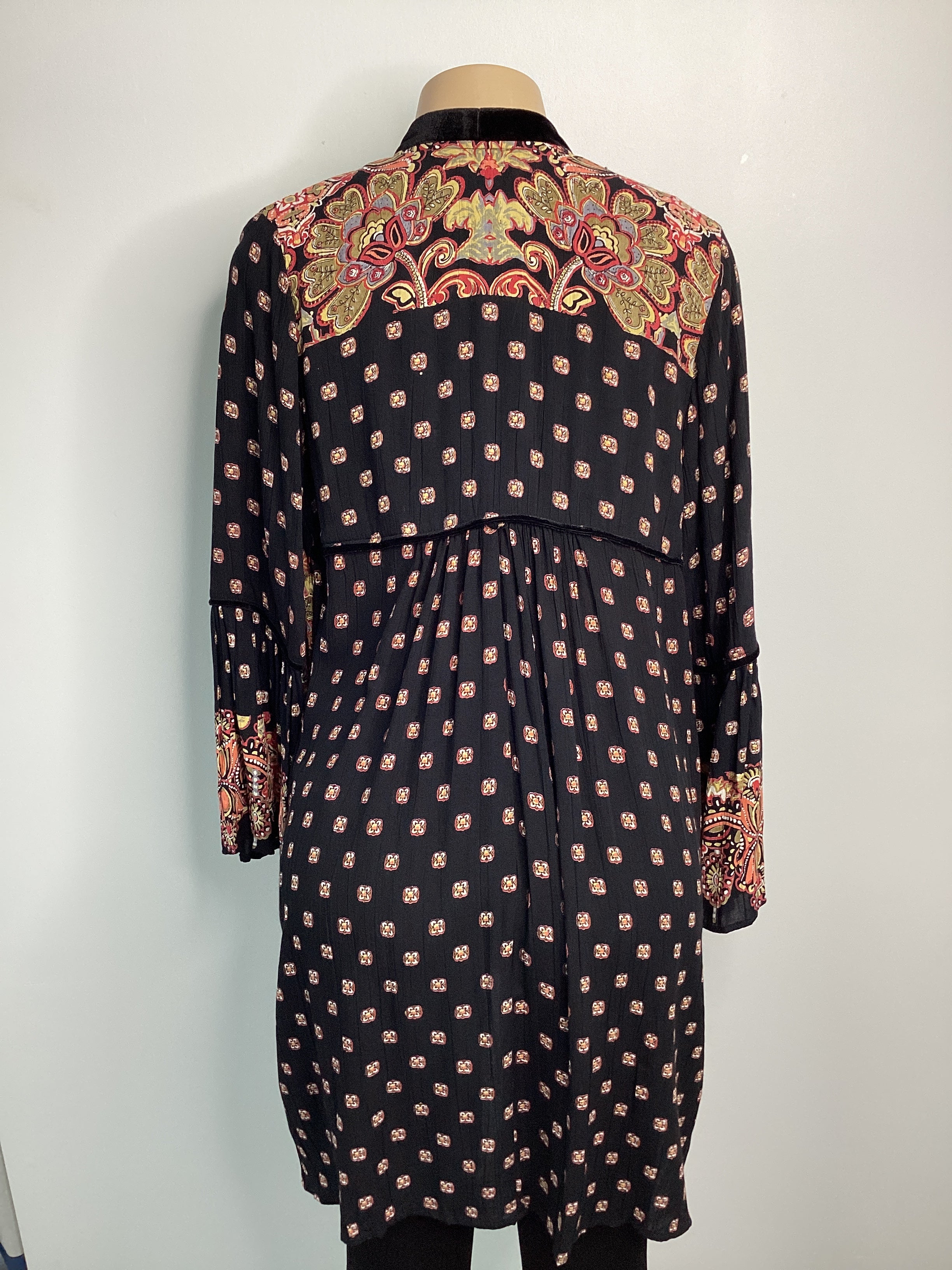Boho Paisley Hippie Print Kimono Cardigan - Closet Space