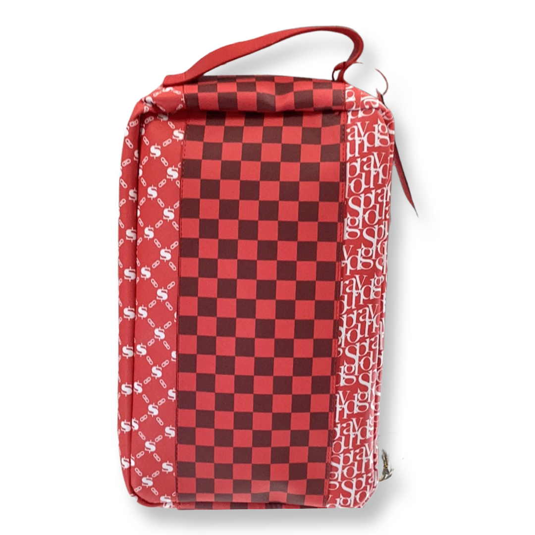 SPRAYGROUND Frequent Flyer Checkered Logo Sneaker Bag - Closet Space