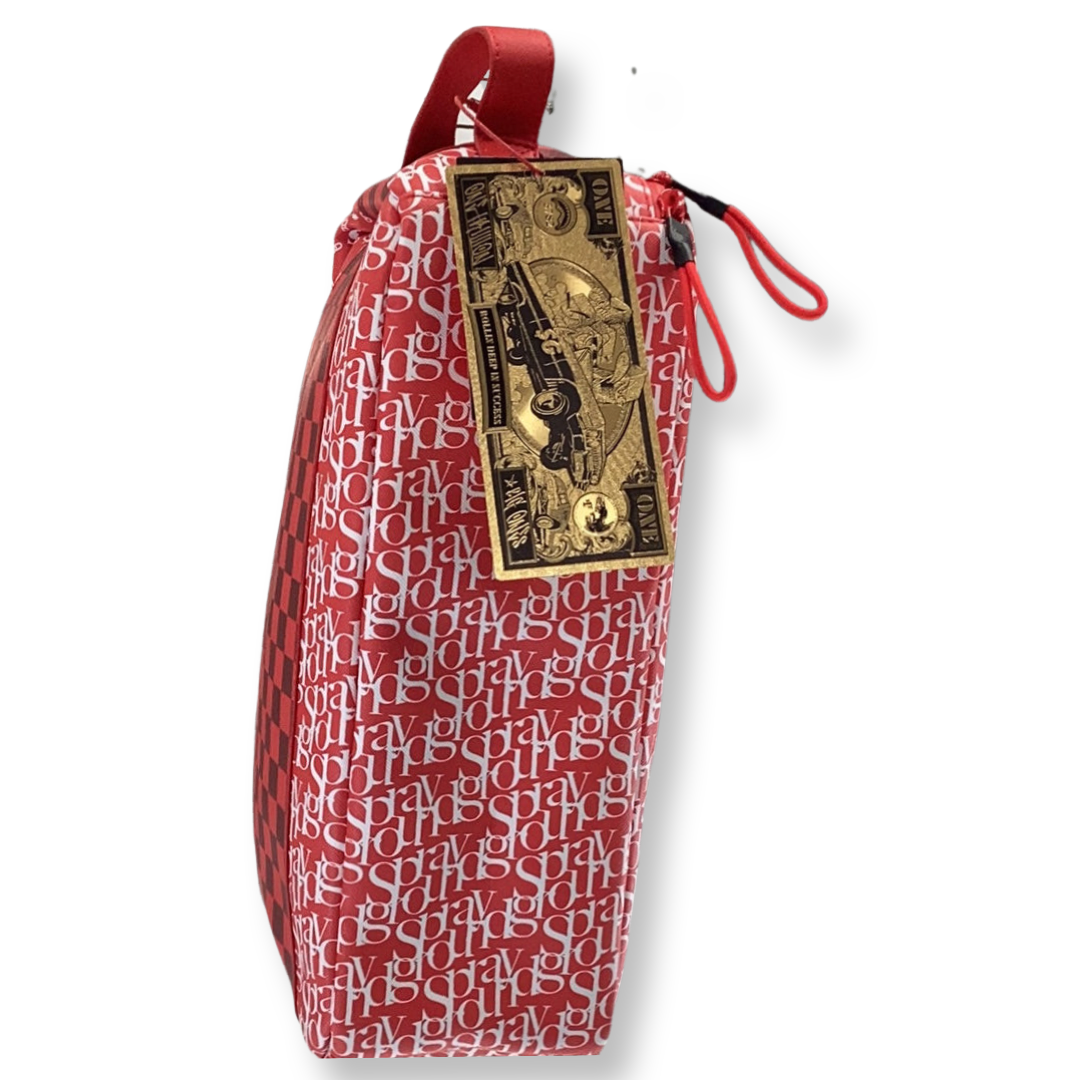 SPRAYGROUND Frequent Flyer Checkered Logo Sneaker Bag - Closet Space