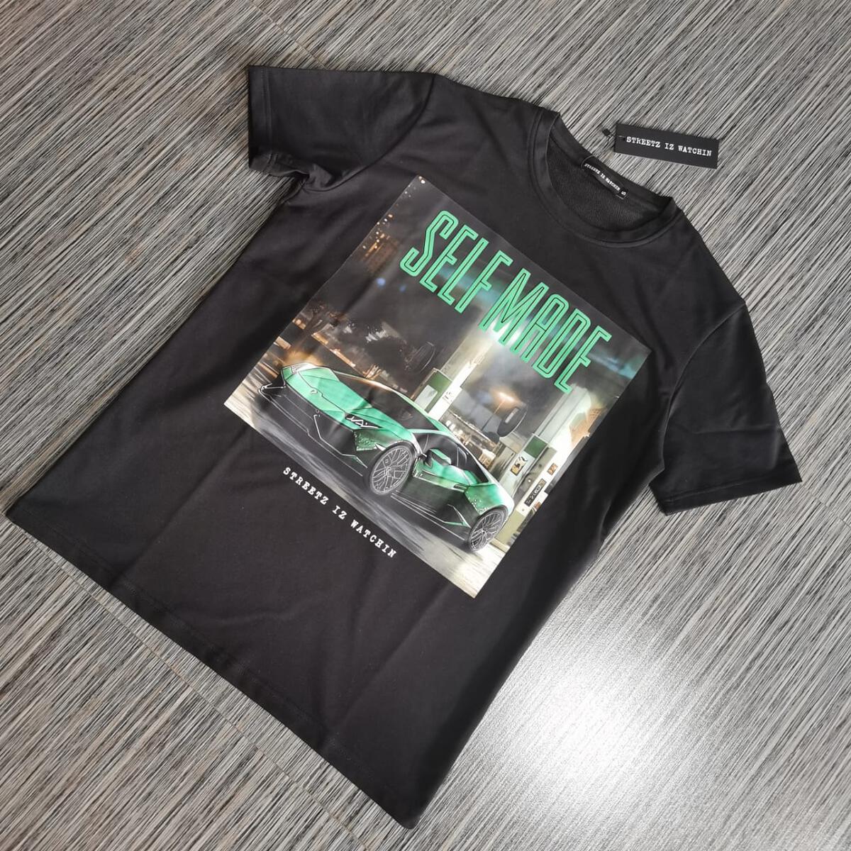 STREETZ IZ WATCHIN - Self Made T-Shirt