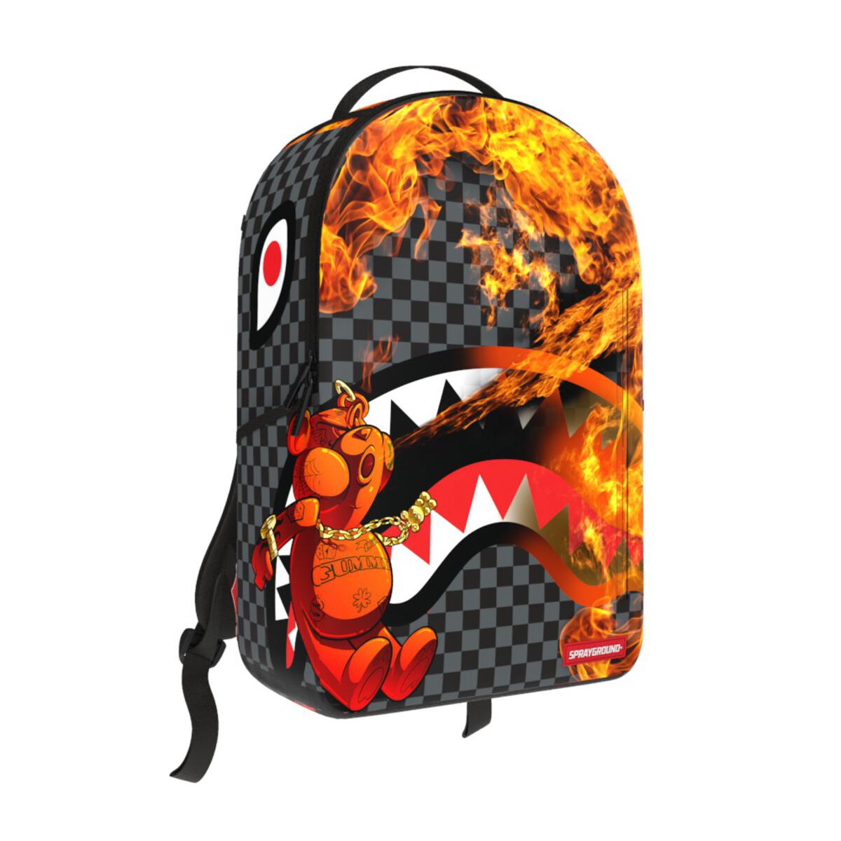 SPRAYGROUND - Diablo Bear Fire Man Backpack