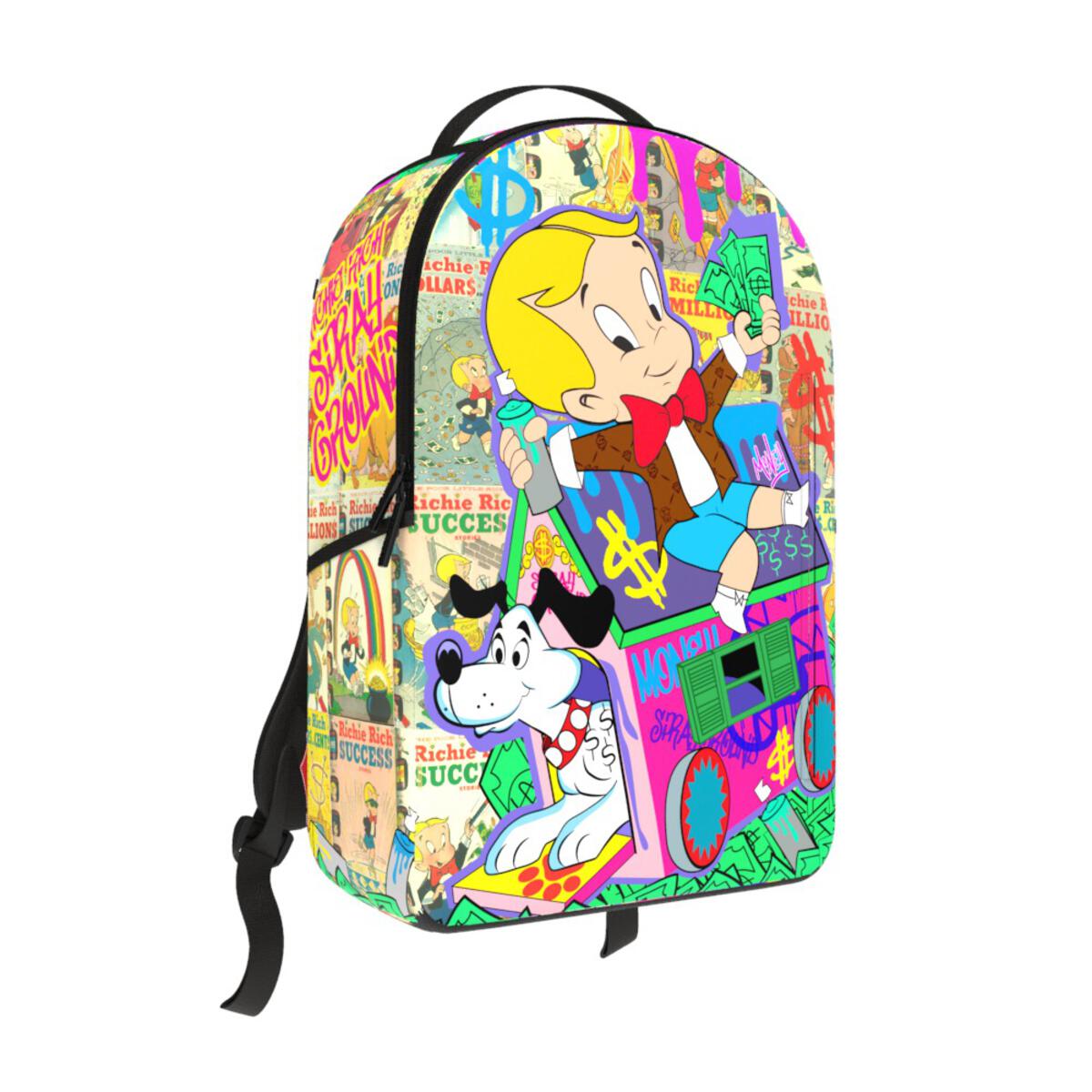 SPRAYGROUND - Richie Rich Comic And Street Art DLXSR Backpack