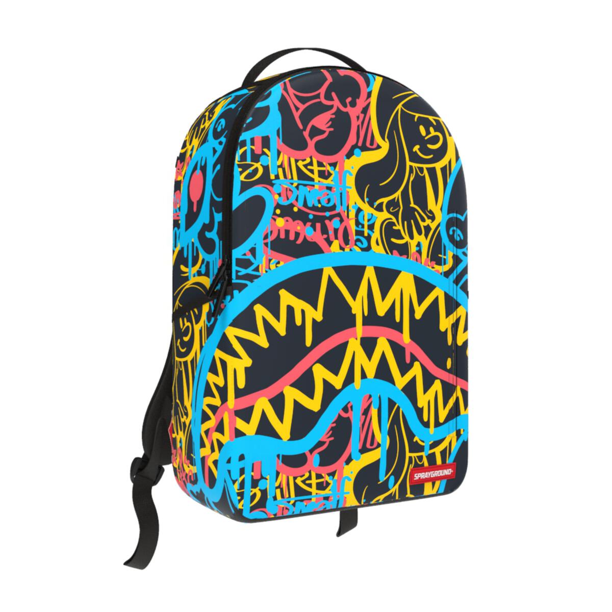 SPRAYGROUND - Smurfs Neon Drip DLXSR Backpack