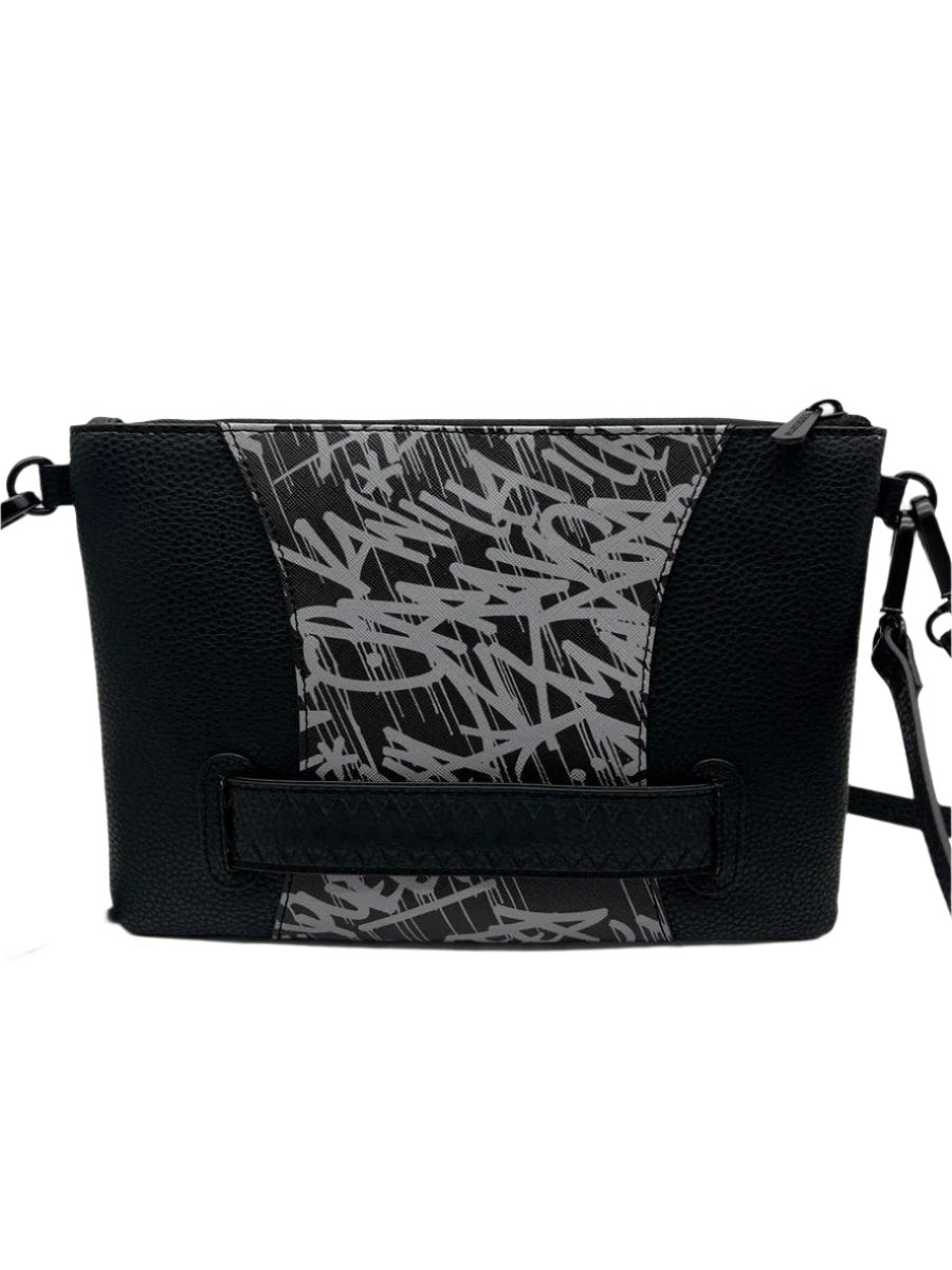 SPRAYGROUND - Midnight Raceway Graffiti Crossover Clutch W/ Shoulder Strap