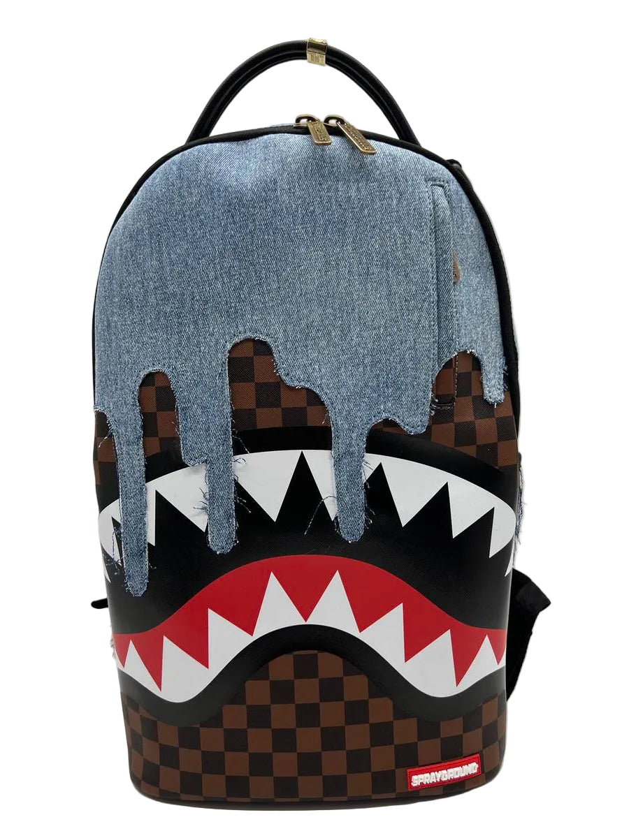 SPRAYGROUND - Denim Drip DLXSV Backpack