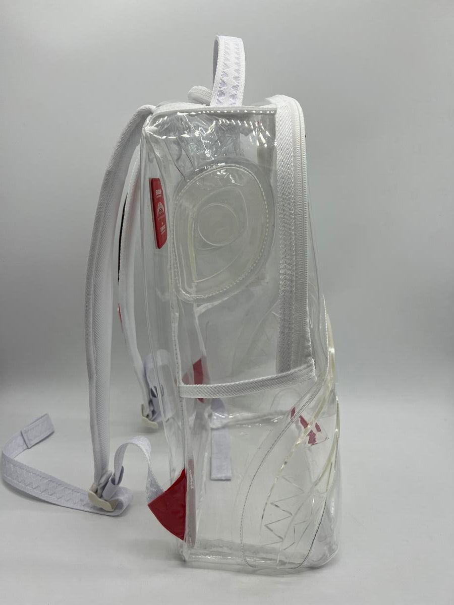 SPRAYGROUND - Clear Embossed Sharks In Paris DLXSV Backpack