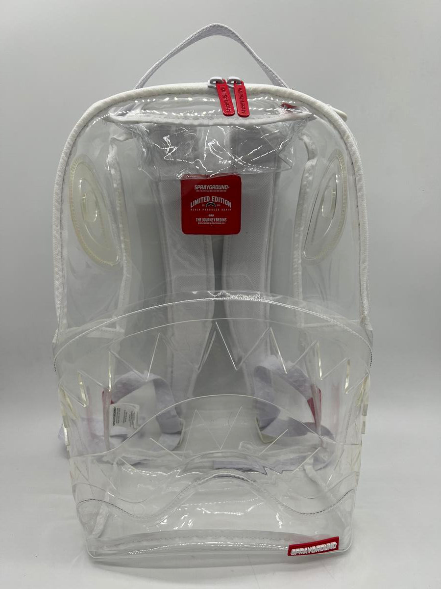 SPRAYGROUND - Clear Embossed Sharks In Paris DLXSV Backpack
