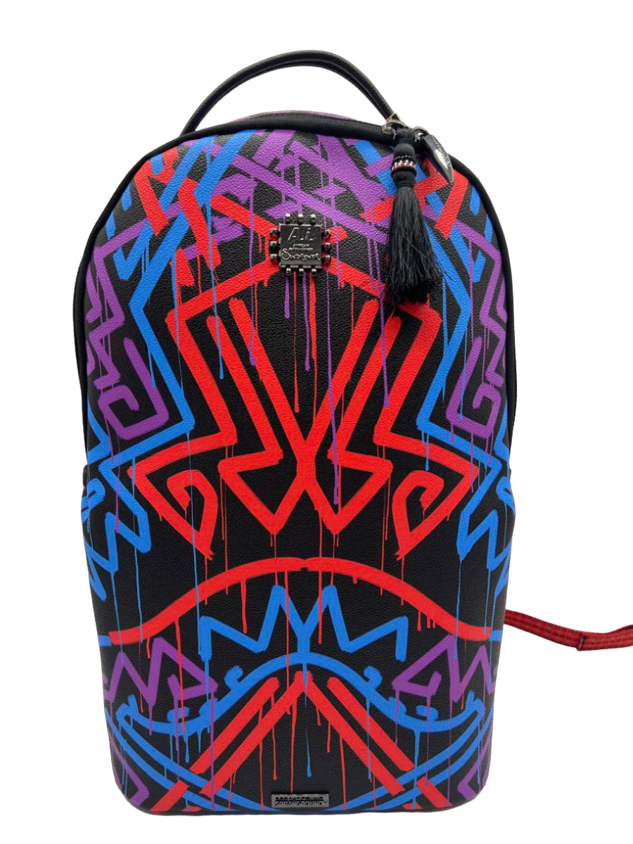 SPRAYGROUND - Ai Tribal Pattern DLXSV Backpack