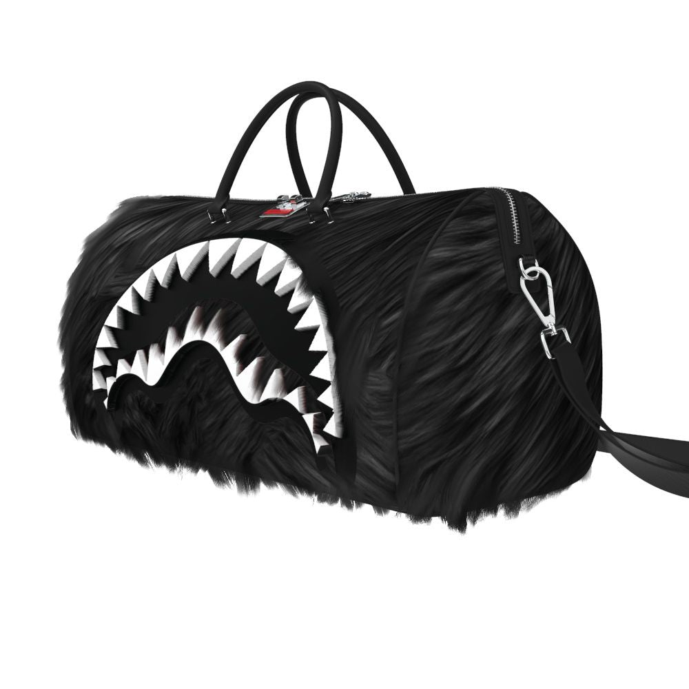 SPRAYGROUND - Fur Cray Black Mini Duffle