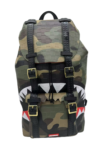 SPRAYGROUND - Woodland Camo Check Hills Backpack