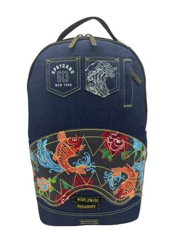 SPRAYGROUND - Evisu Style DLX-Denim Backpack