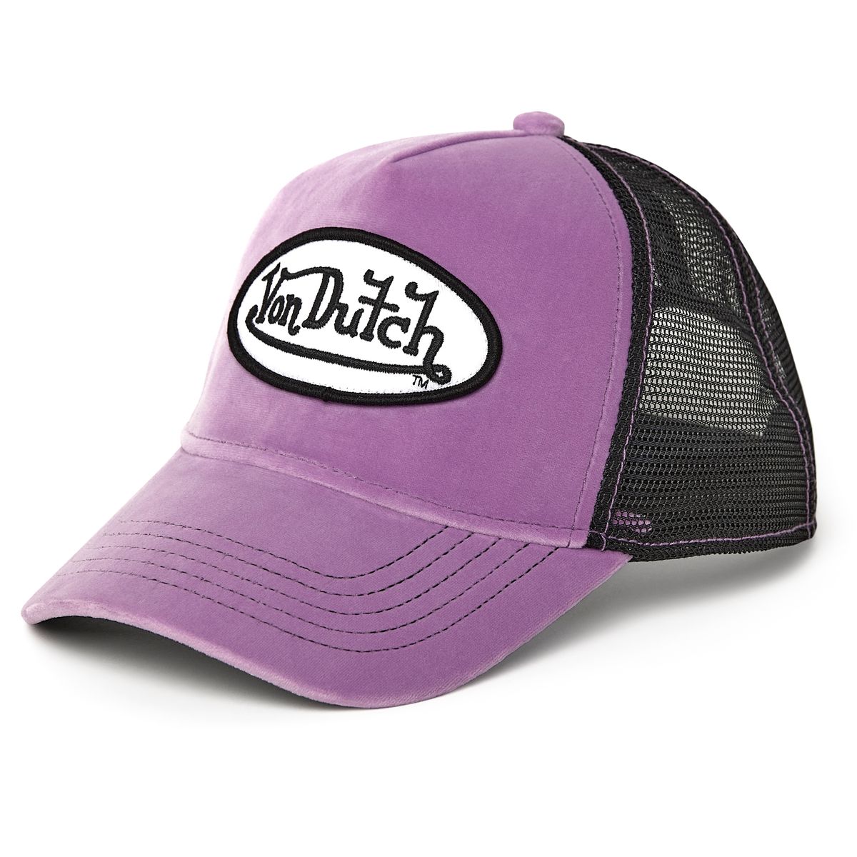Von Dutch Velvet Trucker Hat