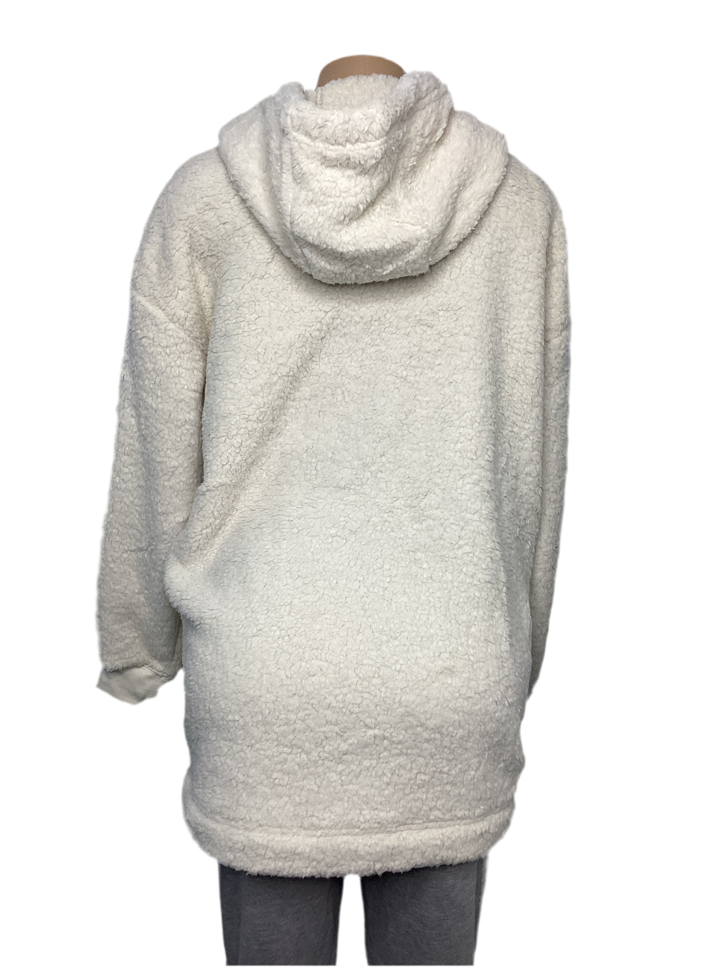 Hooded Blanket Season Sherpa Cardigan