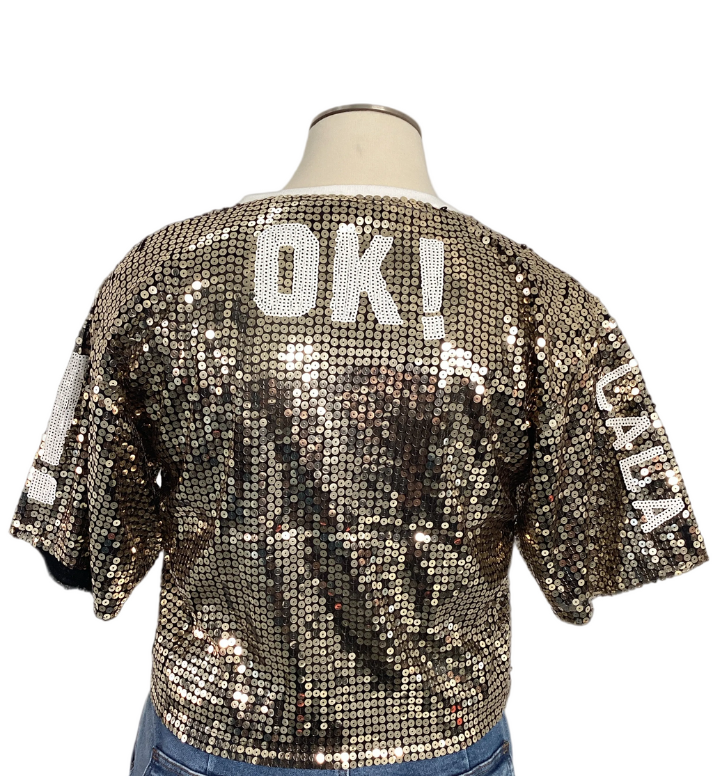 90'S Sequin Crop Top