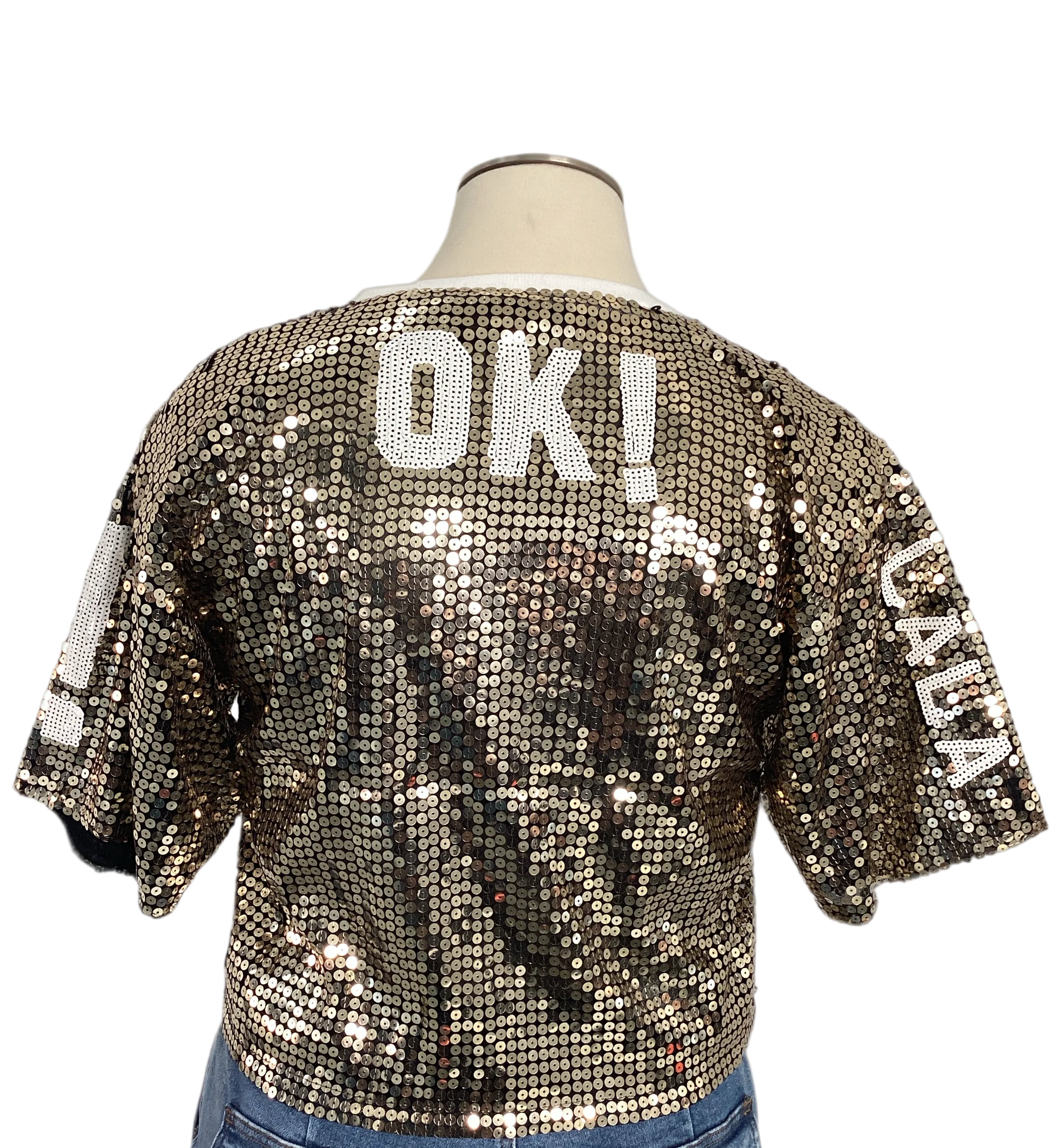 90'S Sequin Crop Top