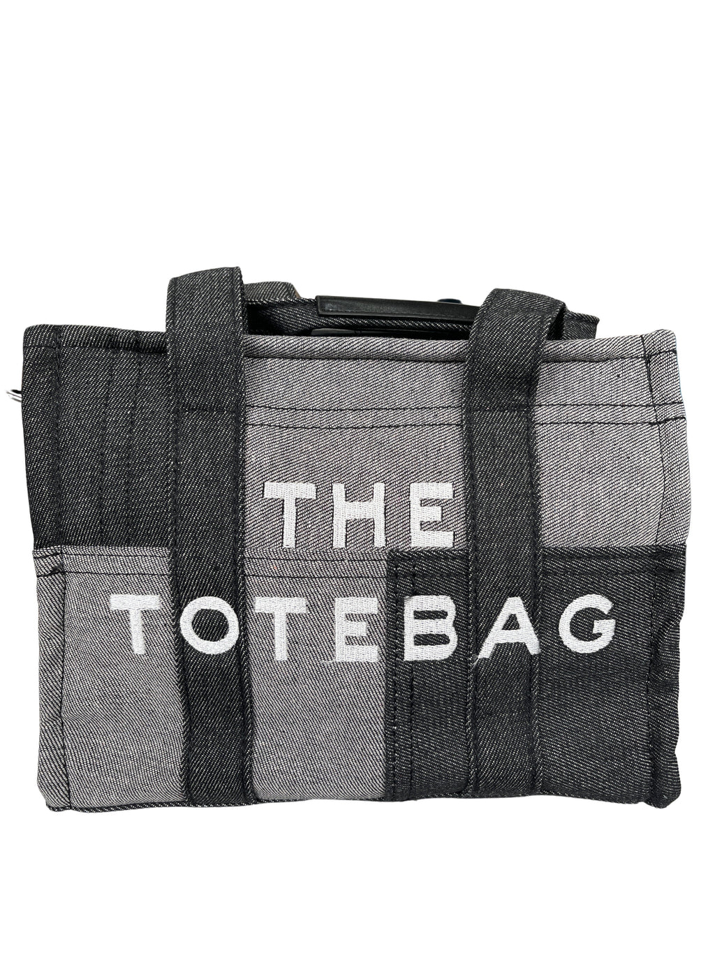 THE TOTE BAG Denim Patchwork Crossbody Handbag - Closet Space