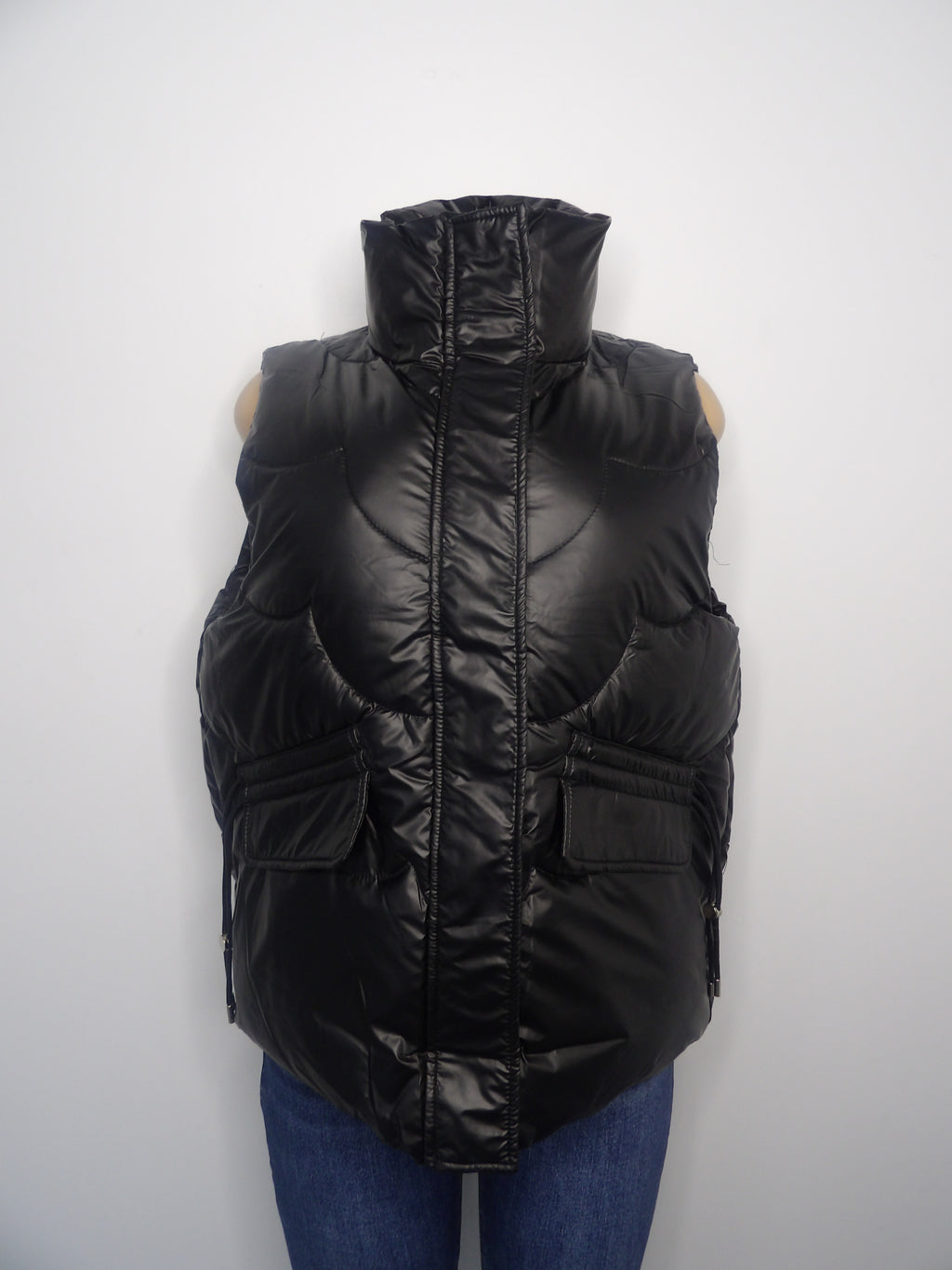 Shinny Puffer Vest - Closet Space