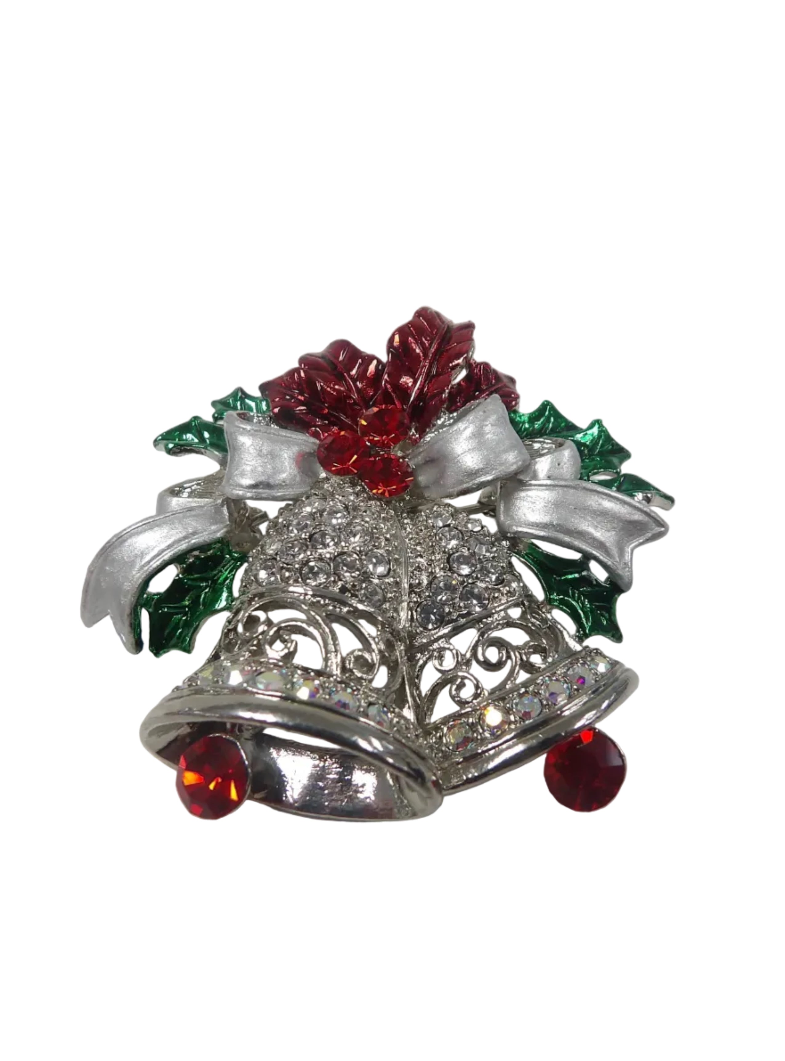 Jingle Bells & Mistletoe Brooch - Closet Space