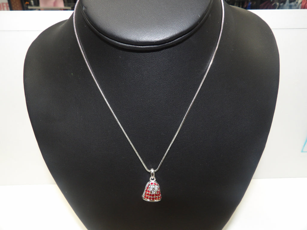 Jingle Bell Rhinestone Necklace - Closet Space