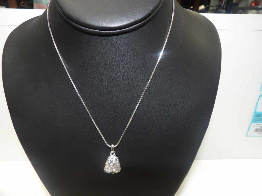 Jingle Bell Rhinestone Necklace - Closet Space