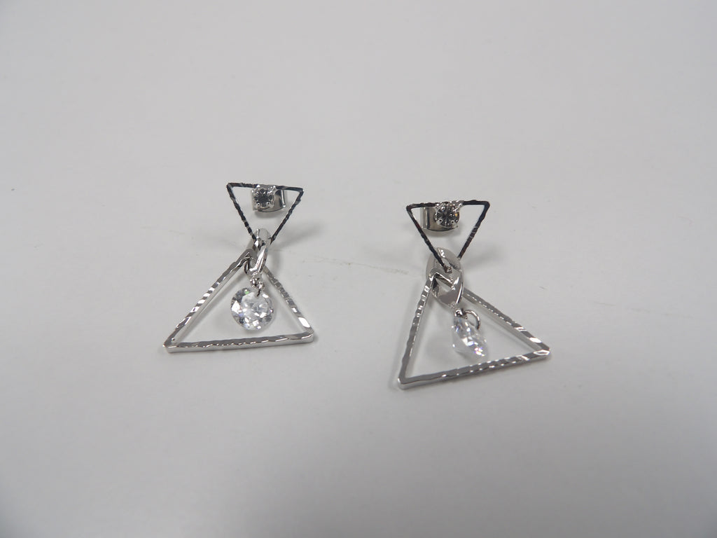 Abstract Triangle Cutie Earrings - Closet Space