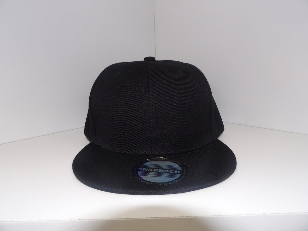 Plain Solid Snapback Hat - Closet Space
