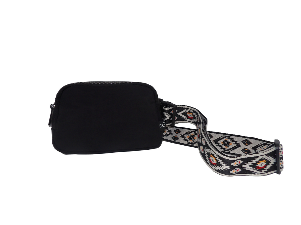 C.C. Aztec Strap Fanny Pack
