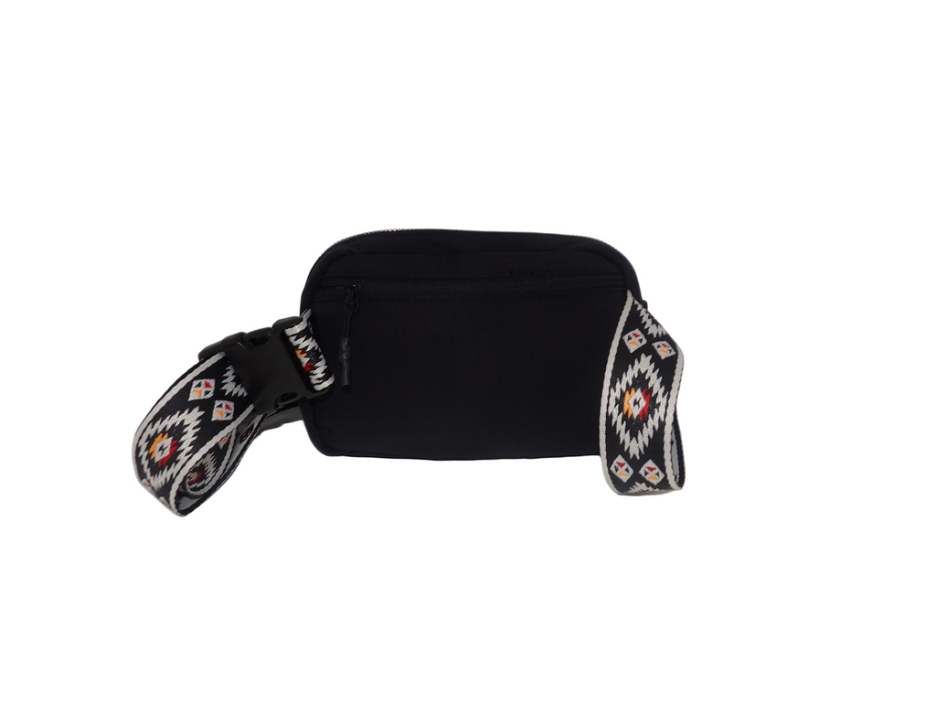 C.C. Aztec Strap Fanny Pack