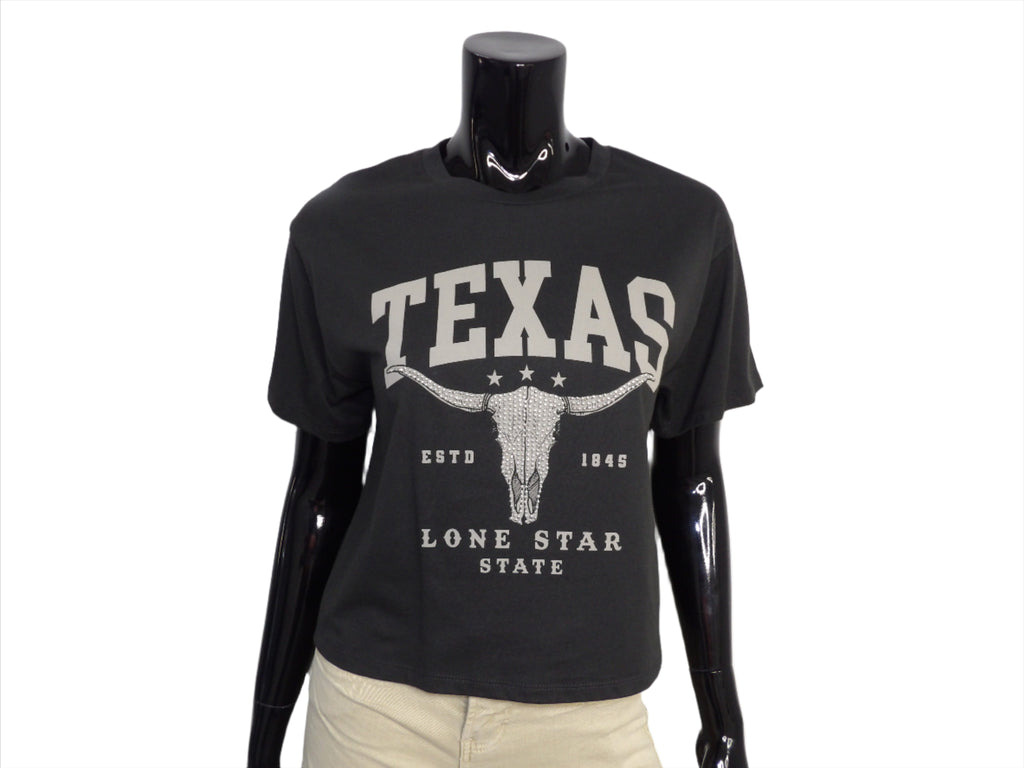 Texas Lone Star State Crop Top
