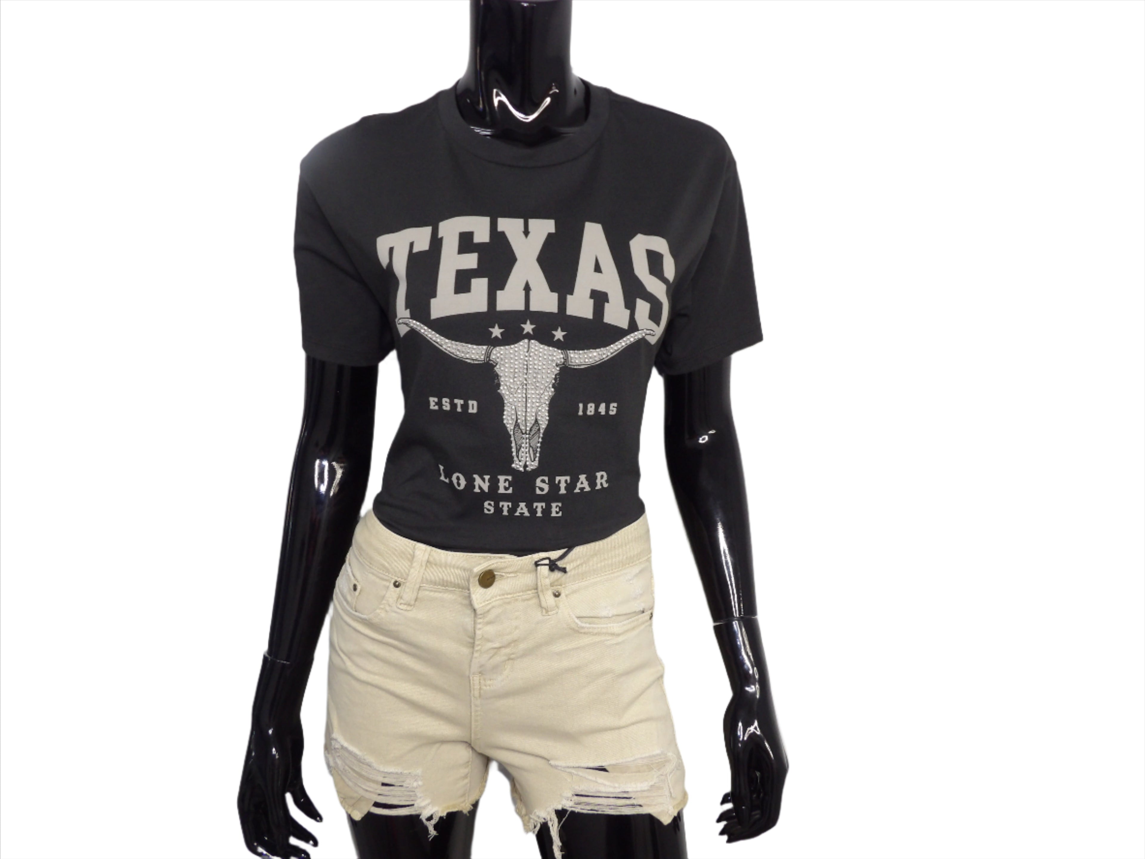 Texas Lone Star State Crop Top
