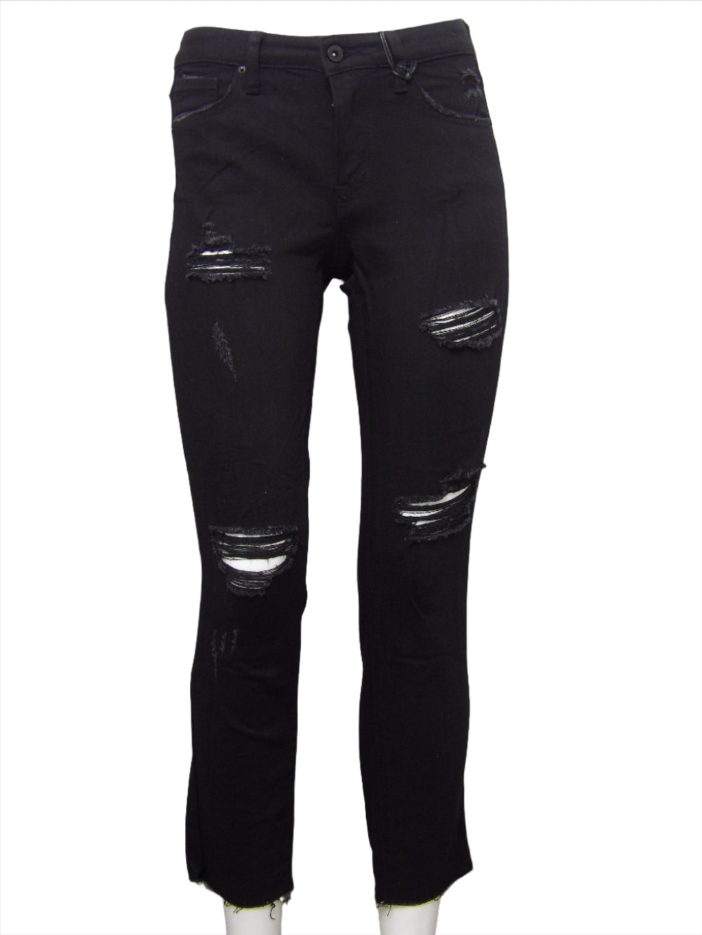 Capri Ripped Skinny Jeans