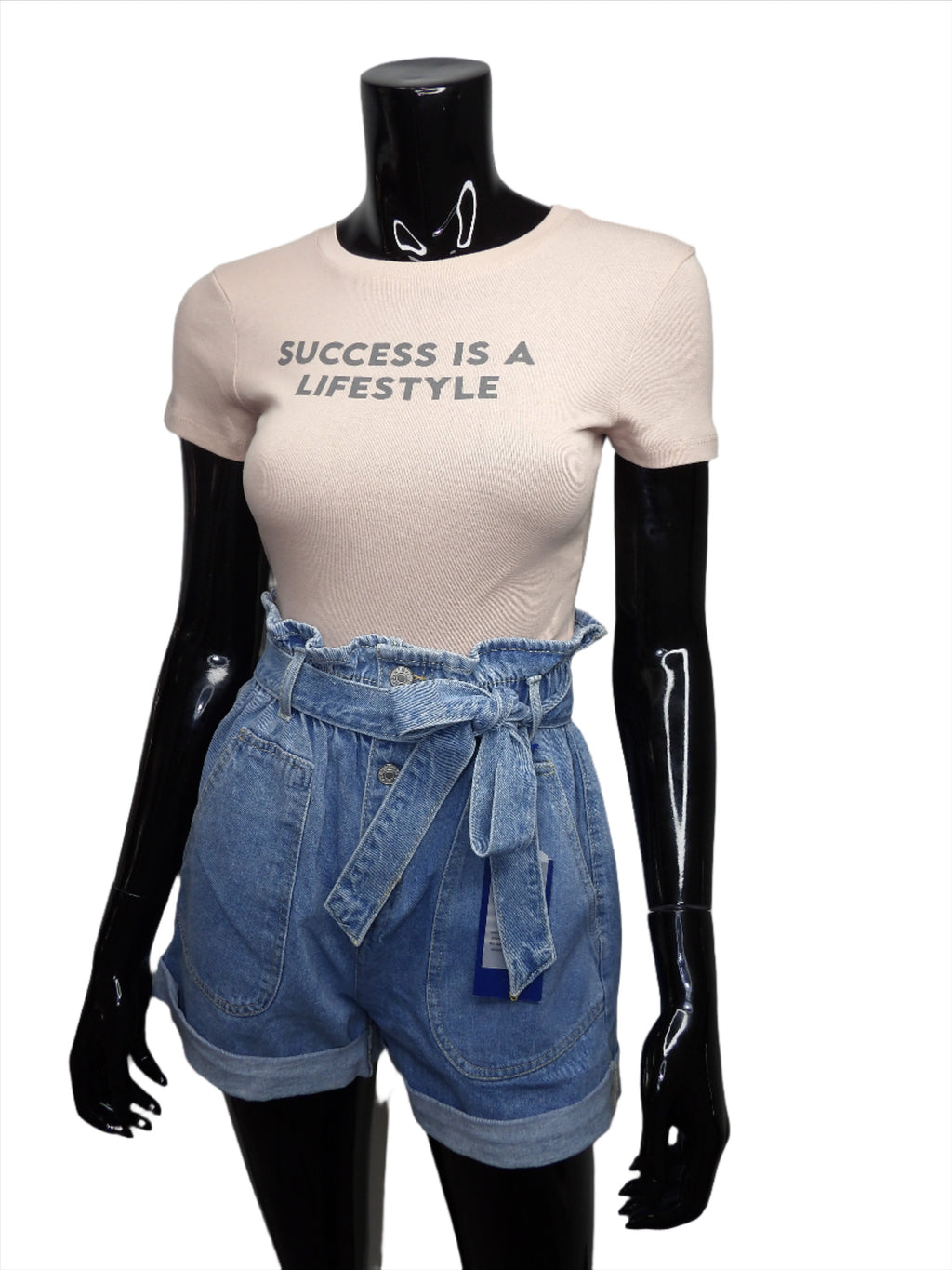Success Is A Lifestyle Crop Top