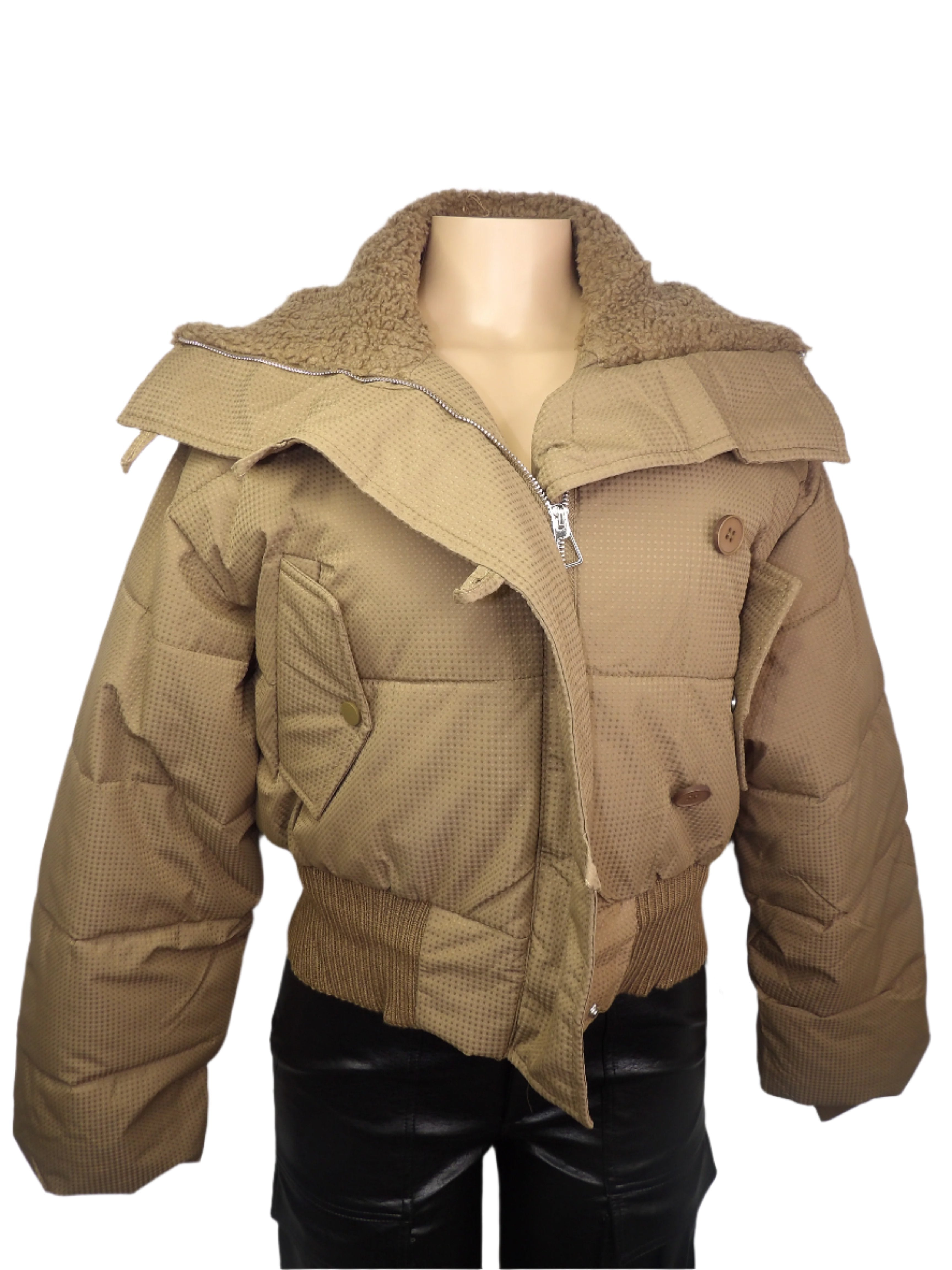 Cropped Puffer Jacket