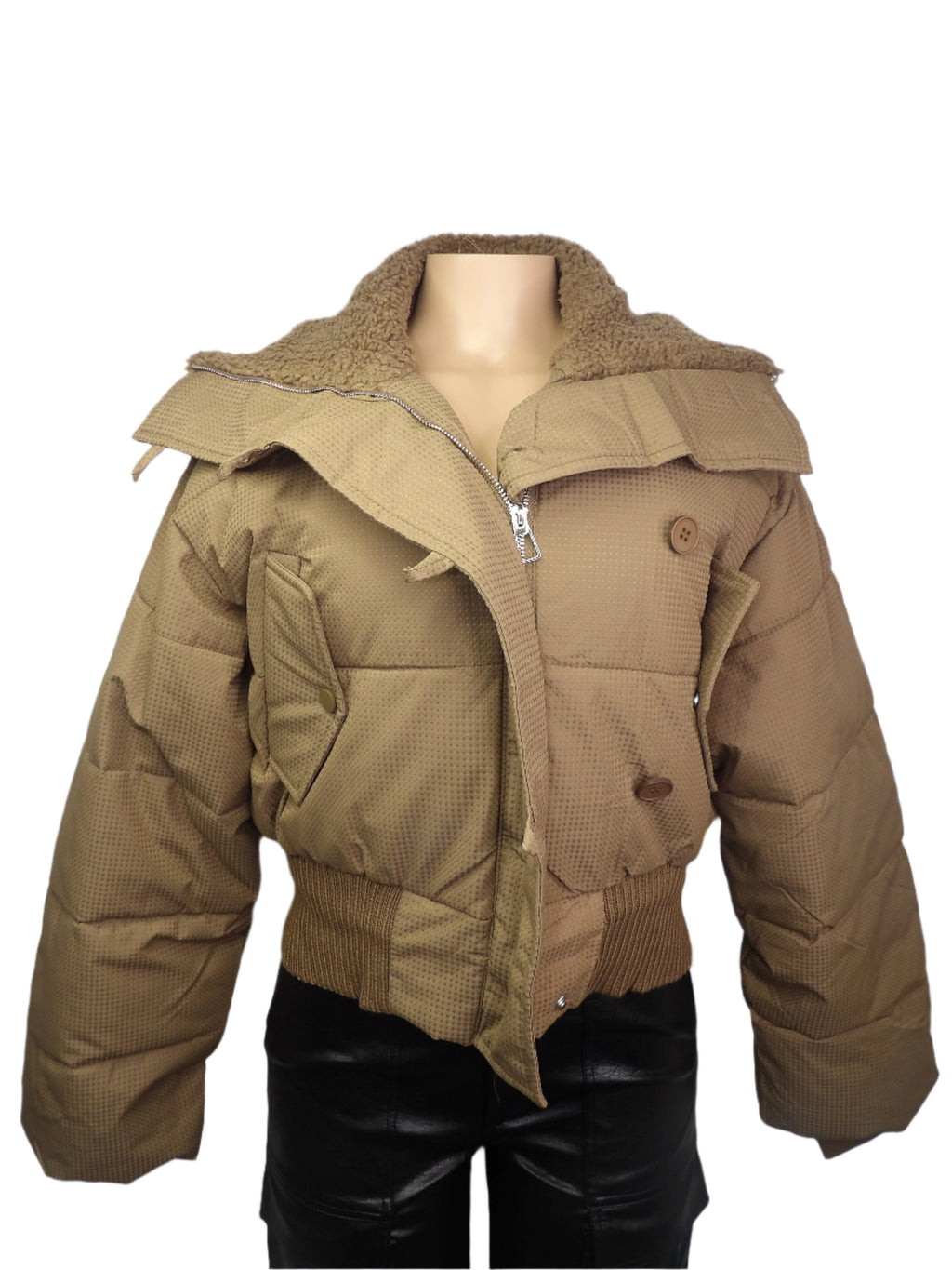 Cropped Puffer Jacket