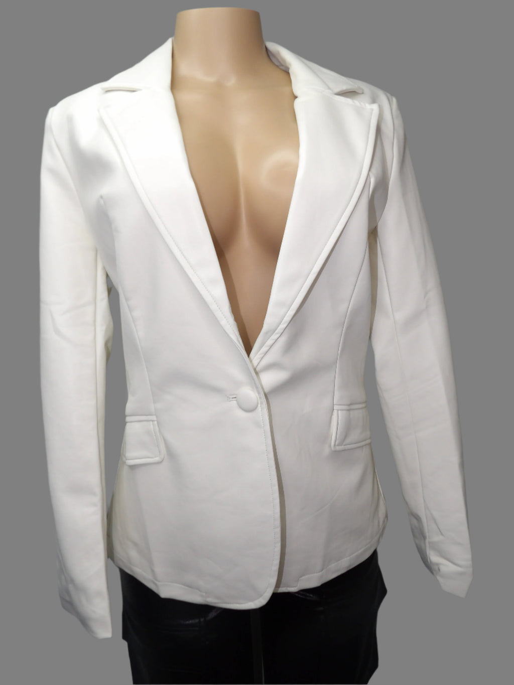 FATE - Faux Leather Blazer